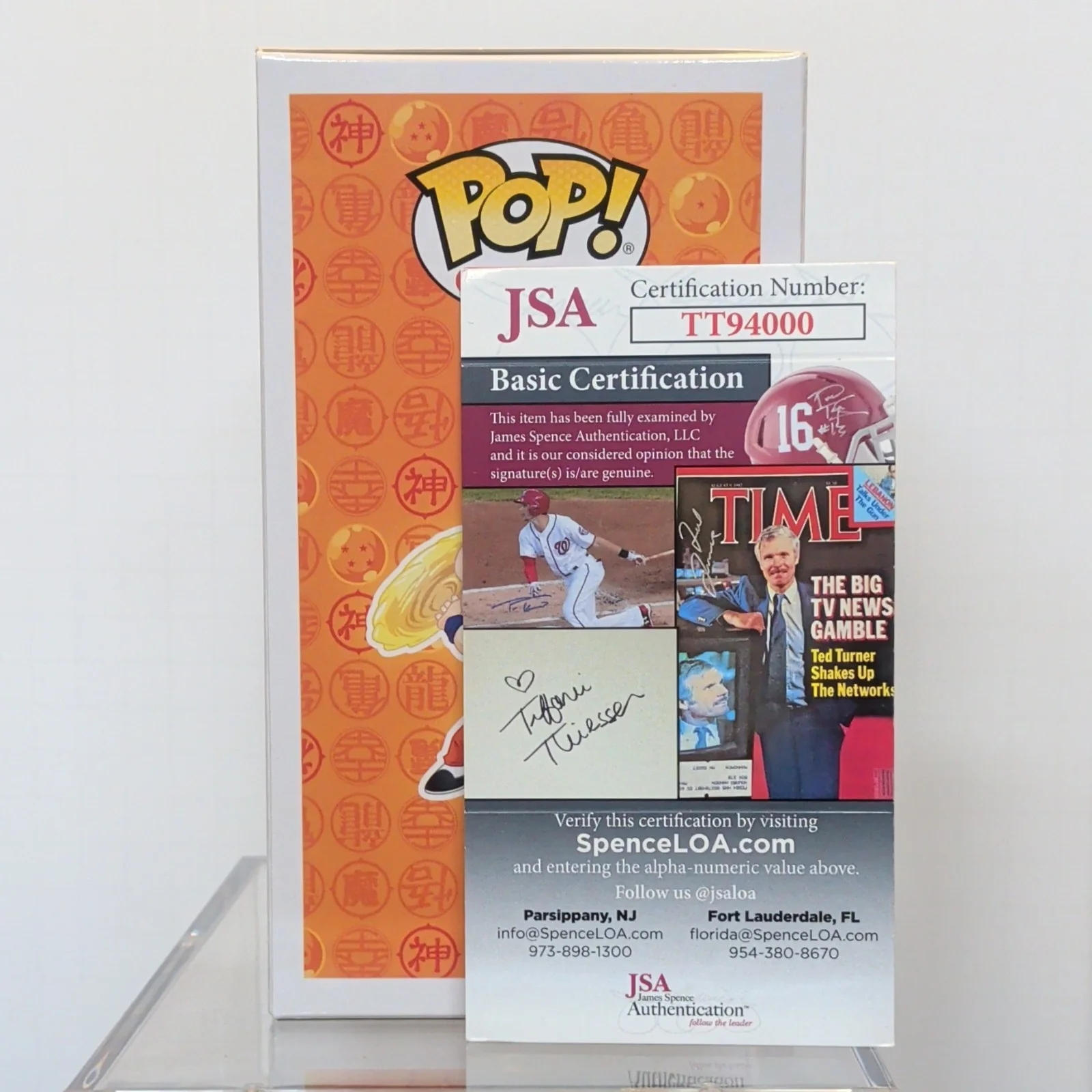 Sonny Strait — Funko Pop Dragon Ball Z Krillin Signed by Sonny Strait JSA Authenticated, image 4