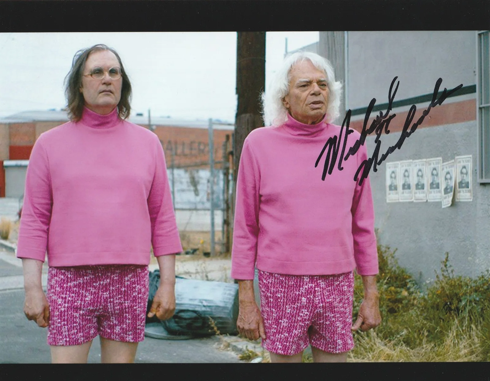MICHAEL ST. MICHAELS — MICHAEL ST MICHAELS THE GREASY STRANGLER SIGNED 8X10 COLOR PHOTO AUTOGRAPH