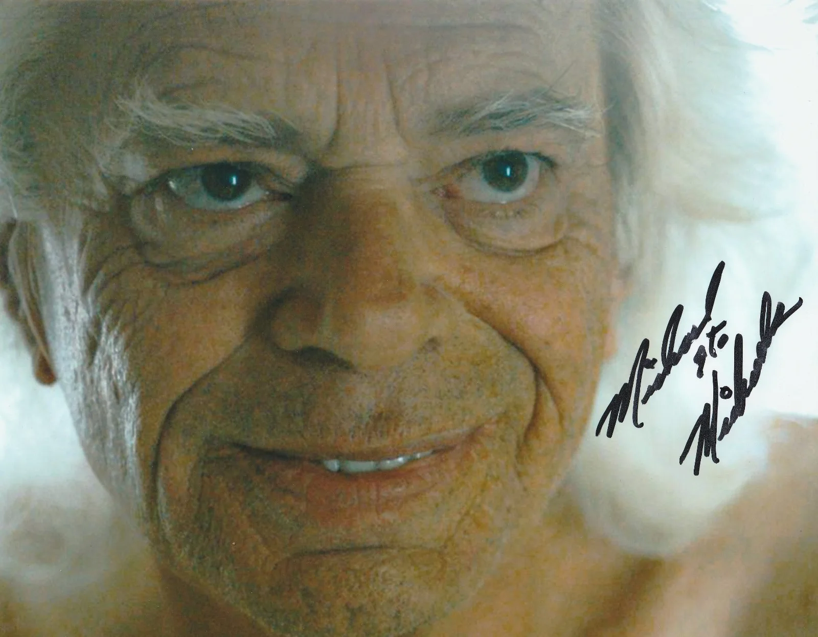 MICHAEL ST. MICHAELS — MICHAEL ST MICHAELS THE GREASY STRANGLER SIGNED COLOR PHOTO AUTOGRAPH BIG RONNIE