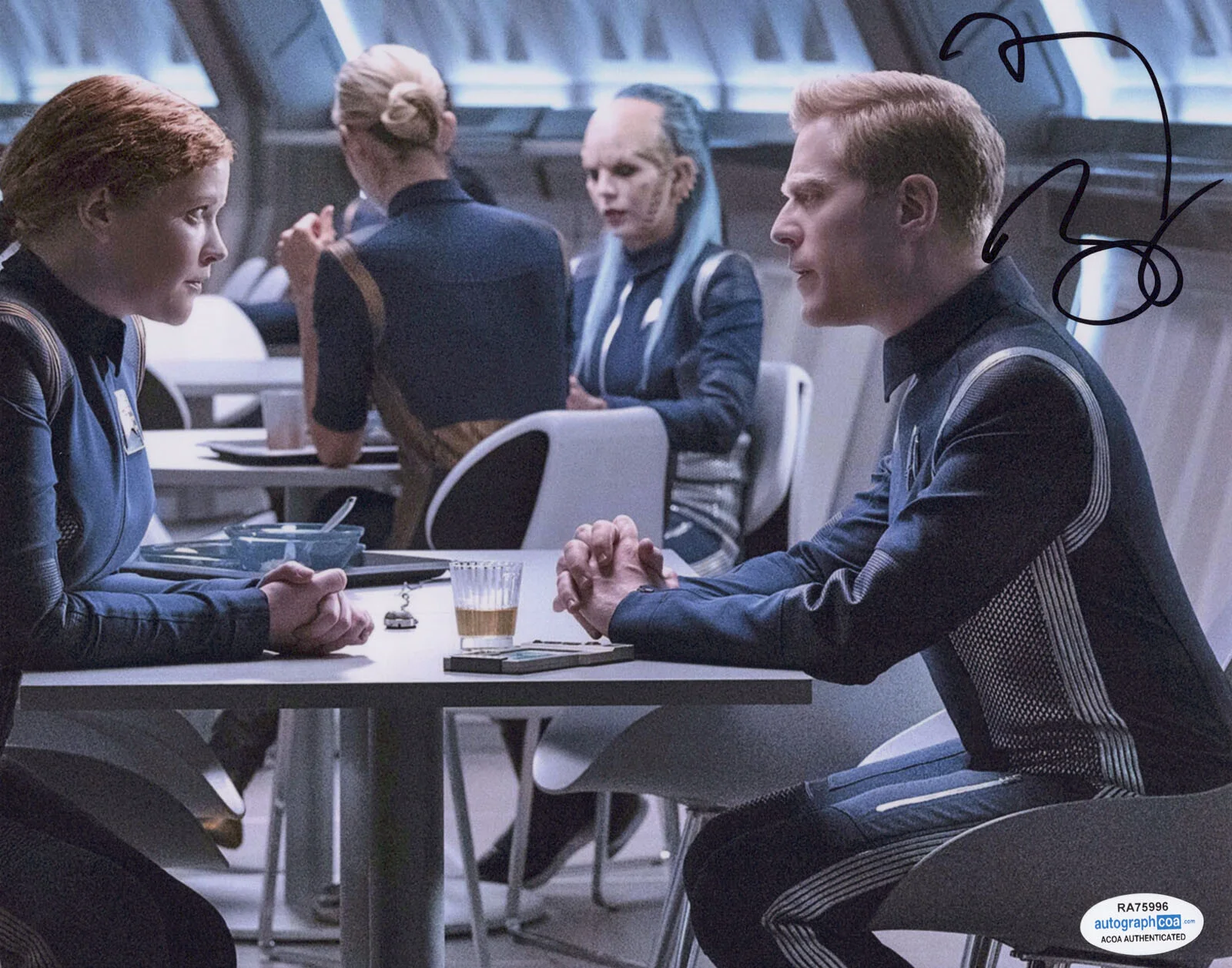 ANTHONY RAPP — Anthony Rapp signed "STAR TREK DISCOVERY" 8x10 Photo AUTO Paul Stamets ACOA COA, изображение 3