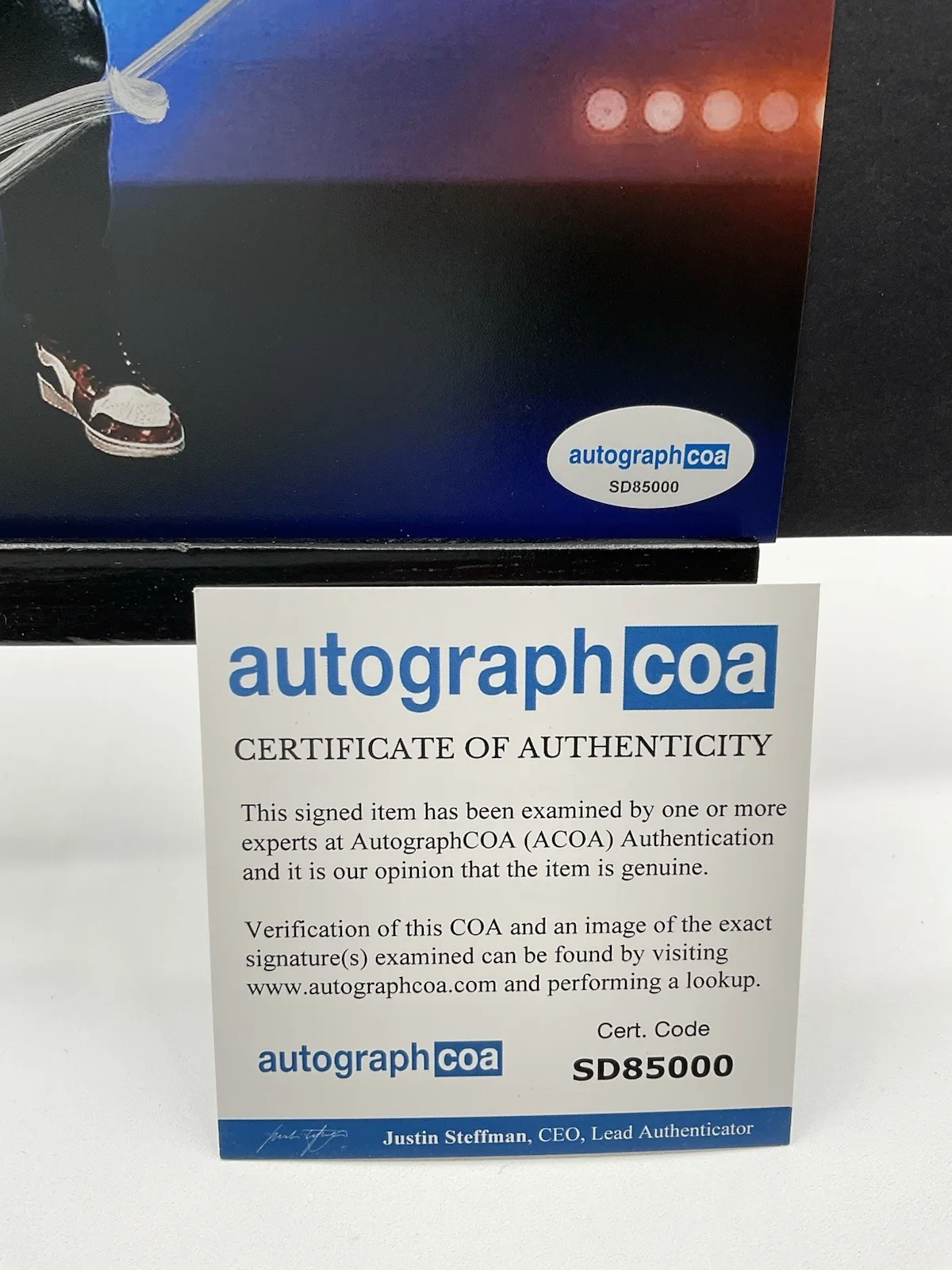 Chris Daughtry — Chris Daughtry Signed 8x10 Masked Singer Signed photo ACOA Rock autographed Idol, изображение 3