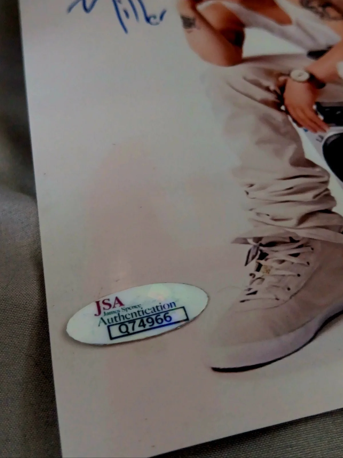 Mac Miller Autographed Picture JSA Certified Authentic, image 2
