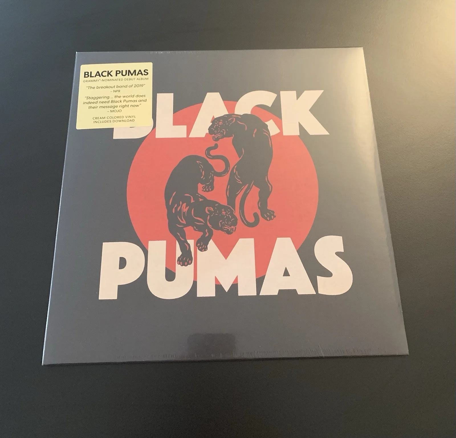 Black Pumas - Black Pumas - Cream Vinyl Record LP SIGNED by Adrian Quesada, изображение 3