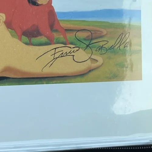 Ernie Sabella — Ernie Sabella Autograph 8x10 Color Hand Signed Photo THE LION KING PUMBAA VOICE, изображение 2
