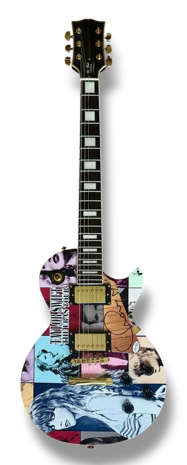 Taylor Swift Signed Guitar Custom Graphics JSA COA ERAS TOUR Red Debut Folklore, image 3