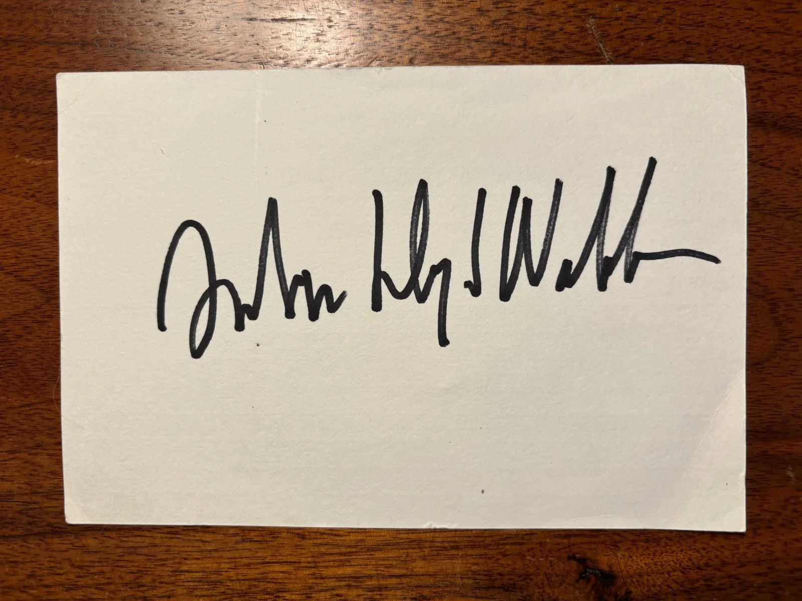 Andrew Lloyd Webber — Supreme 6x4 Card Signed by Andrew Lloyd Webber "The Phantom of the Opera" + COA, image 3