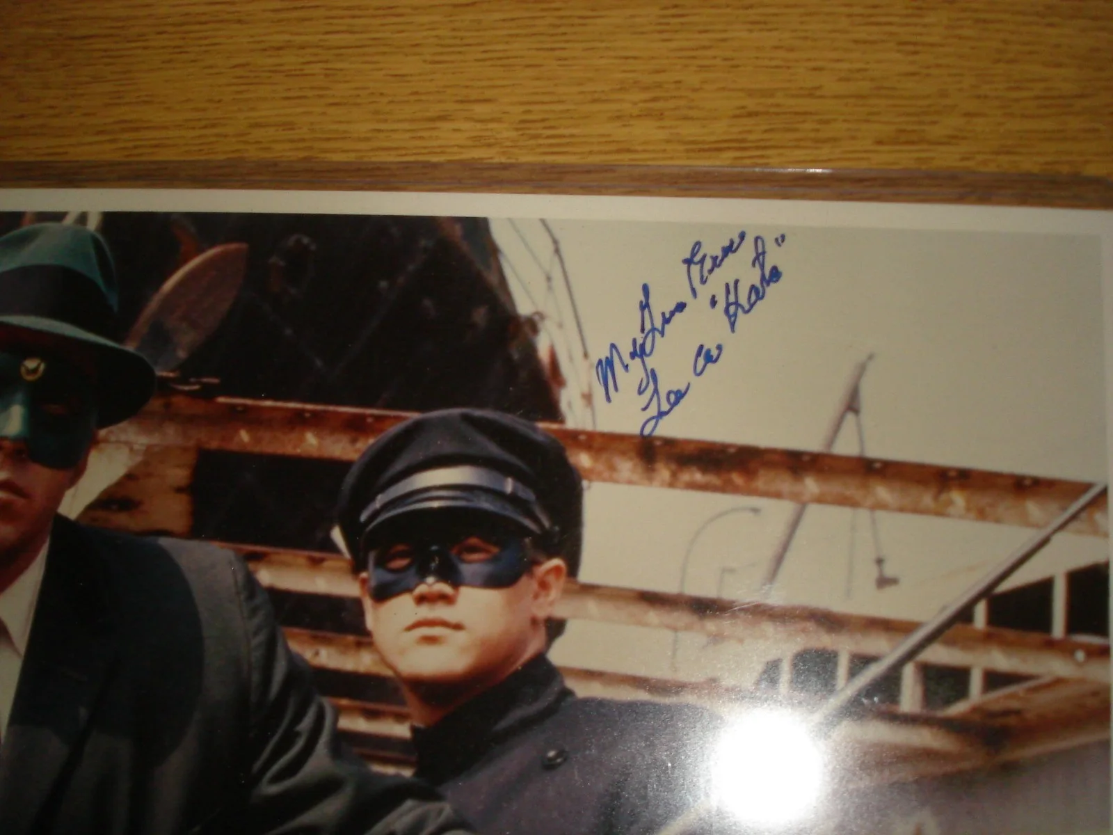 Van Williams signed photo The Green Hornet with Bruce Lee PSA/DNA COA, изображение 2