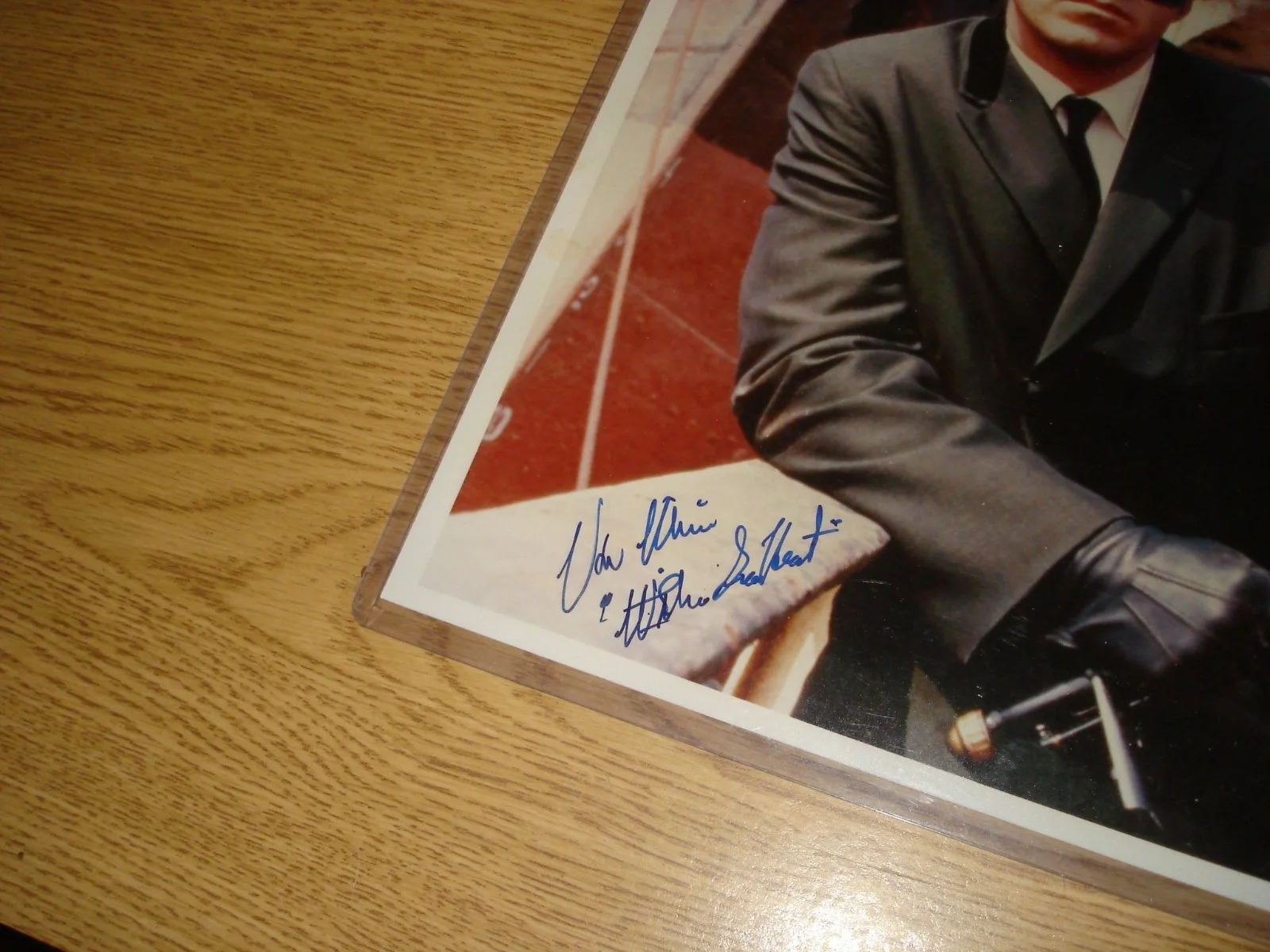 Van Williams signed photo The Green Hornet with Bruce Lee PSA/DNA COA, изображение 3