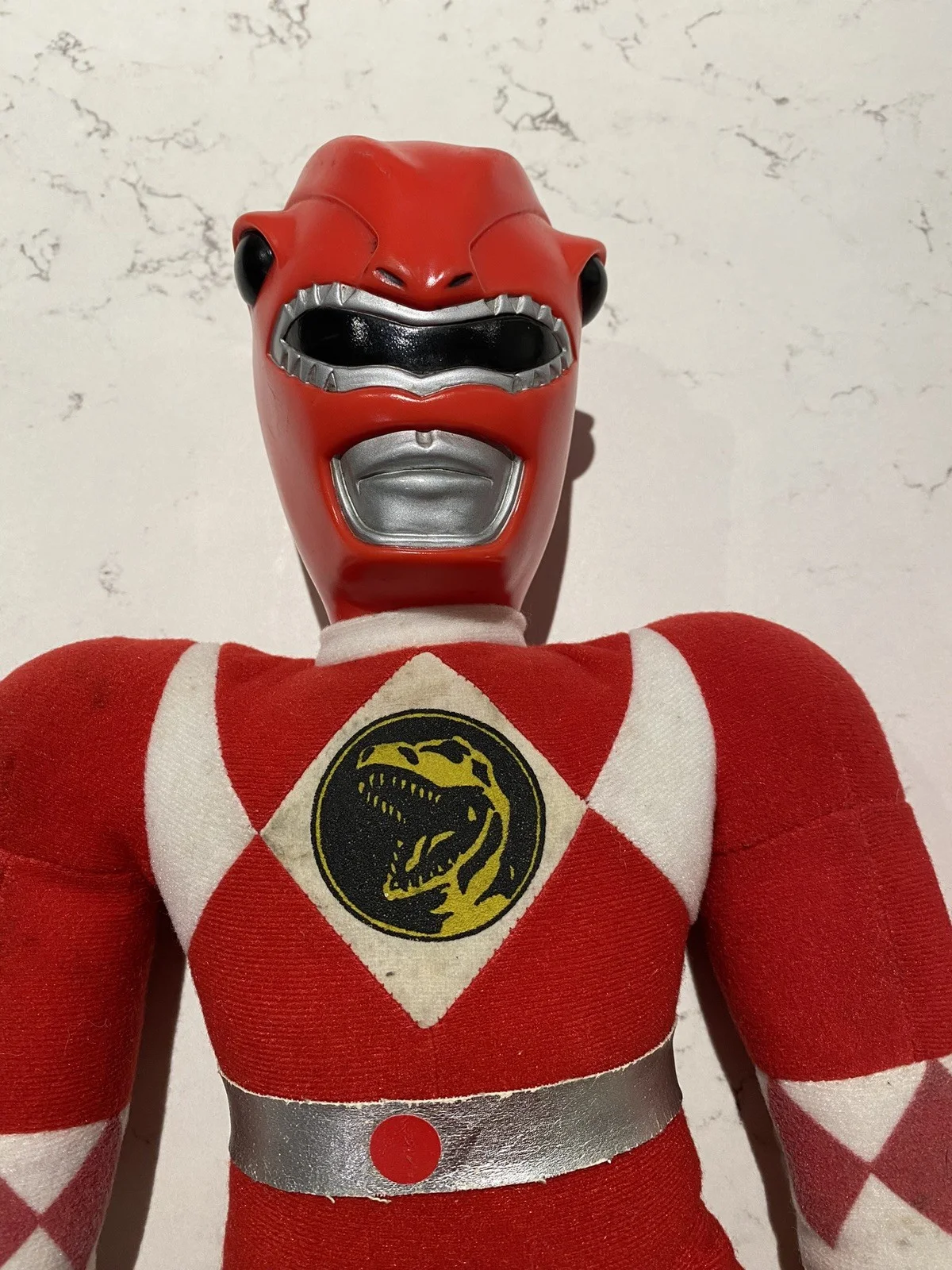 SABAN Mighty Morphin Power Rangers 1993 Doll Red & Pink Plush 18”, изображение 2