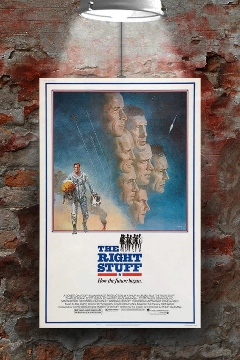 The Right Stuff Ed Harris Glossy Poster | Movie Wall Art | Retro Film Print | Sp, изображение 2