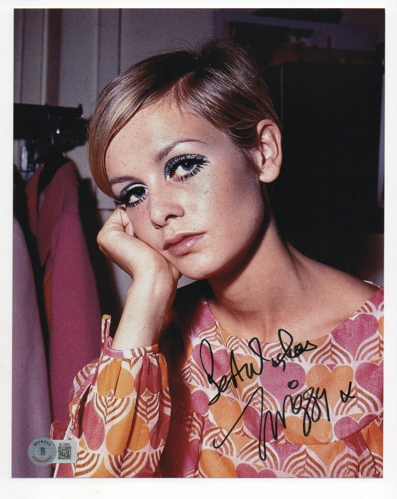 Twiggy Lawson — Twiggy Lawson autographed signed 8x10 photo Beckett BAS COA Sexy Hot Polly Rare