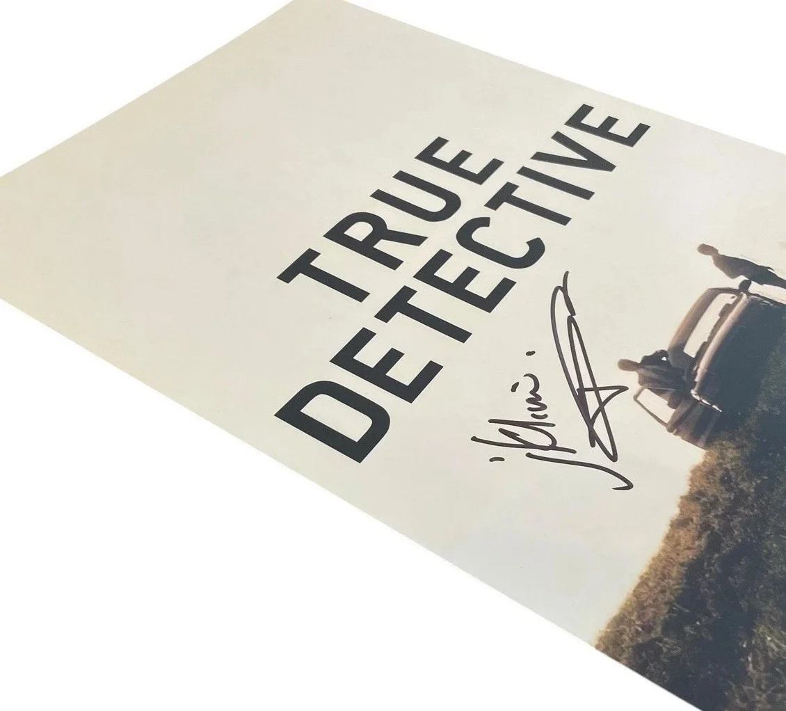 Matthew McConaughey — MATTHEW MCCONAUGHEY SIGNED AUTOGRAPH TRUE DETECTIVE S1 12x18 PHOTO RUST JSA COA, изображение 4