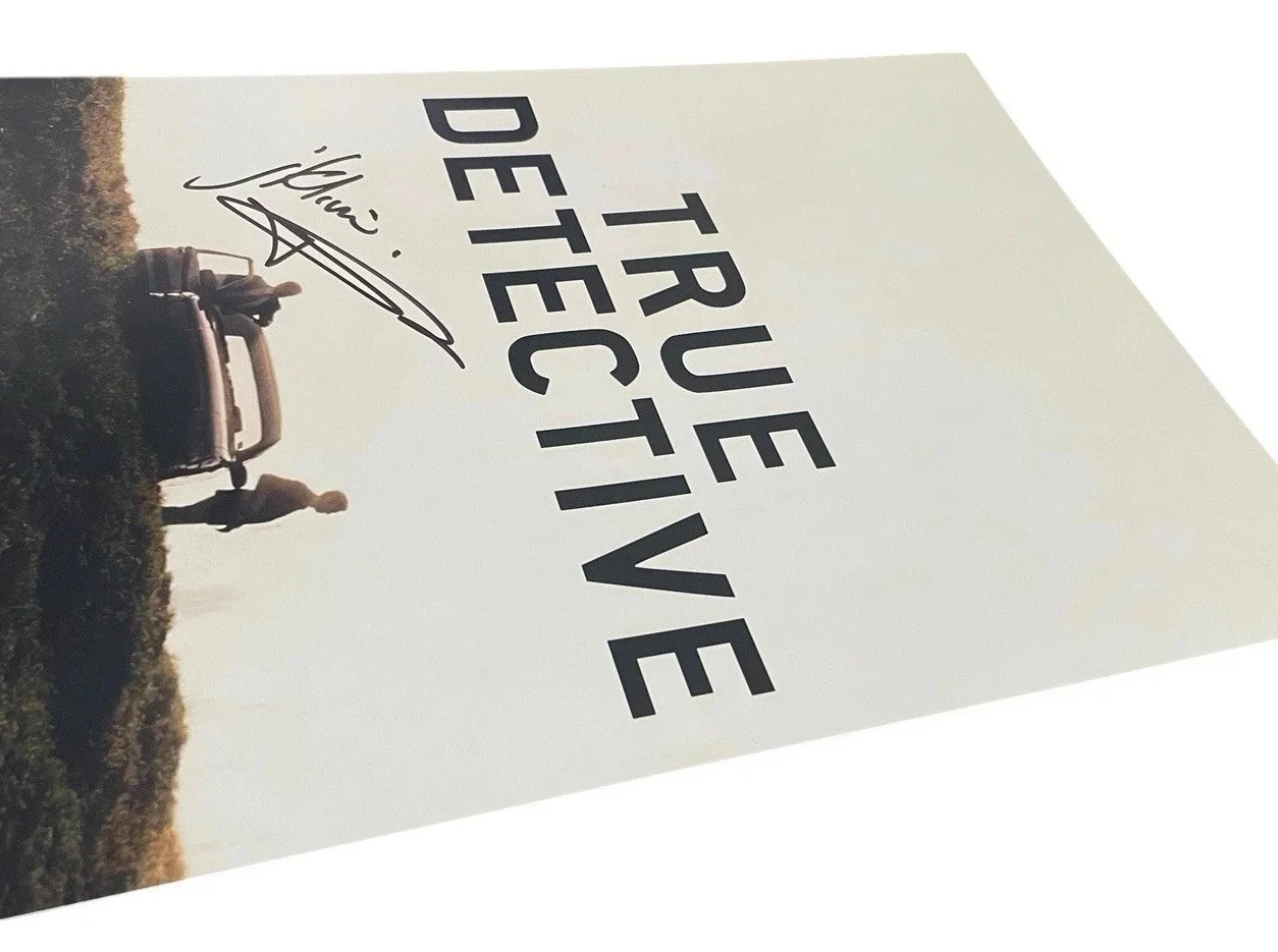 Matthew McConaughey — MATTHEW MCCONAUGHEY SIGNED AUTOGRAPH TRUE DETECTIVE S1 12x18 PHOTO RUST JSA COA, изображение 5