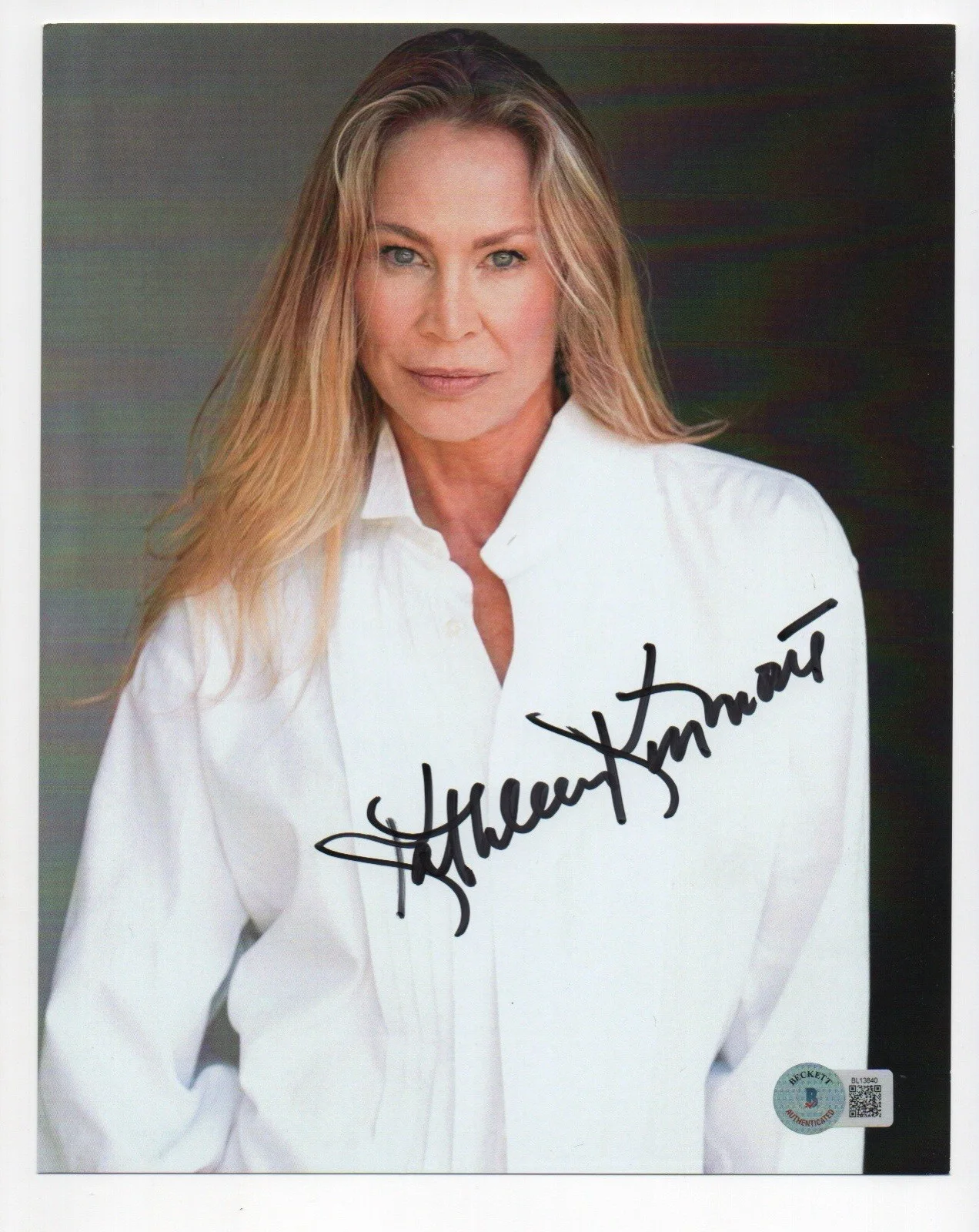 Kathleen Kinmont — Kathleen Kinmont autographed signed 8x10 photo Beckett BAS COA Sexy Hot Renegade