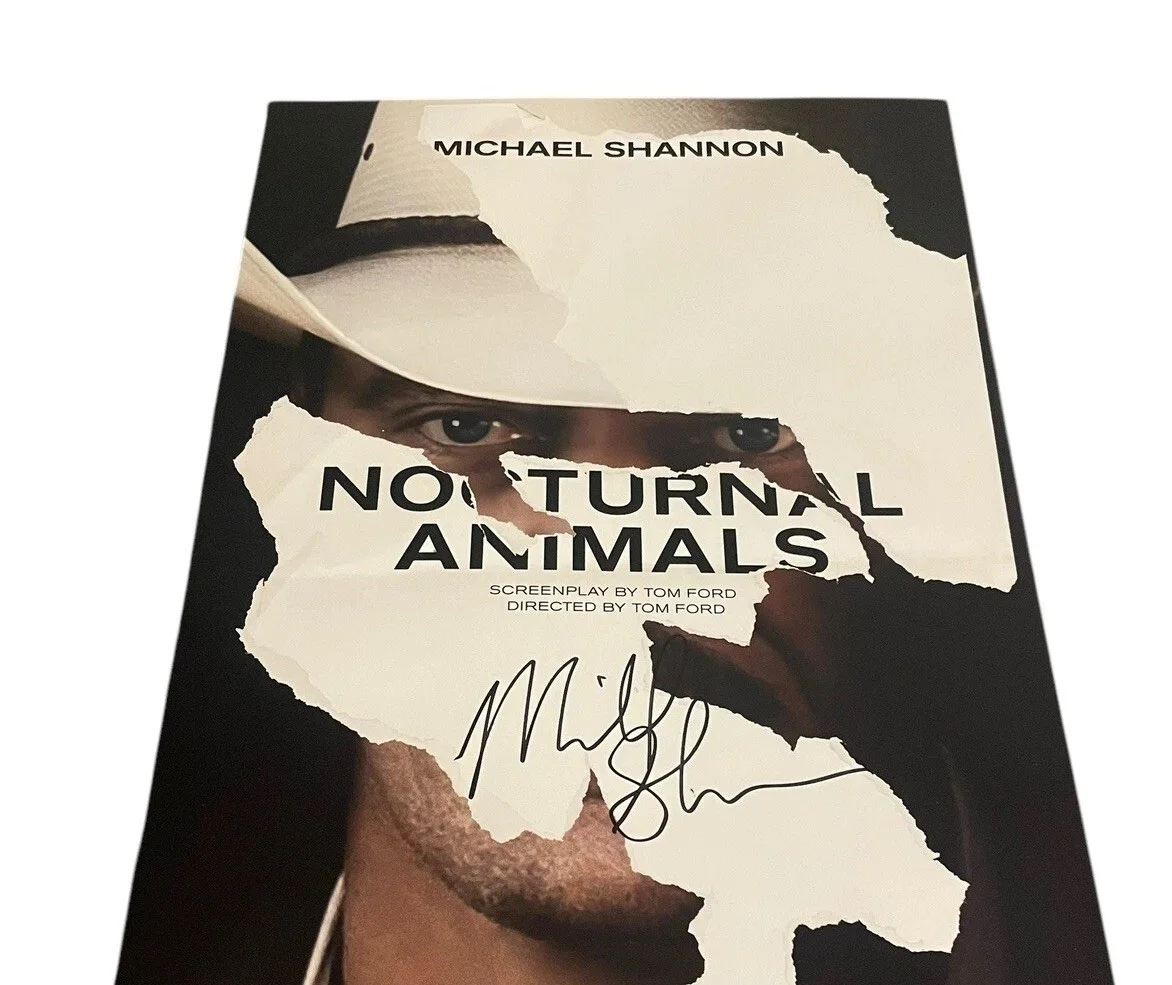 Michael Shannon — MICHAEL SHANNON SIGNED AUTOGRAPH 12x18 NOCTURNAL ANIMALS POSTER PHOTO C JSA COA, изображение 3