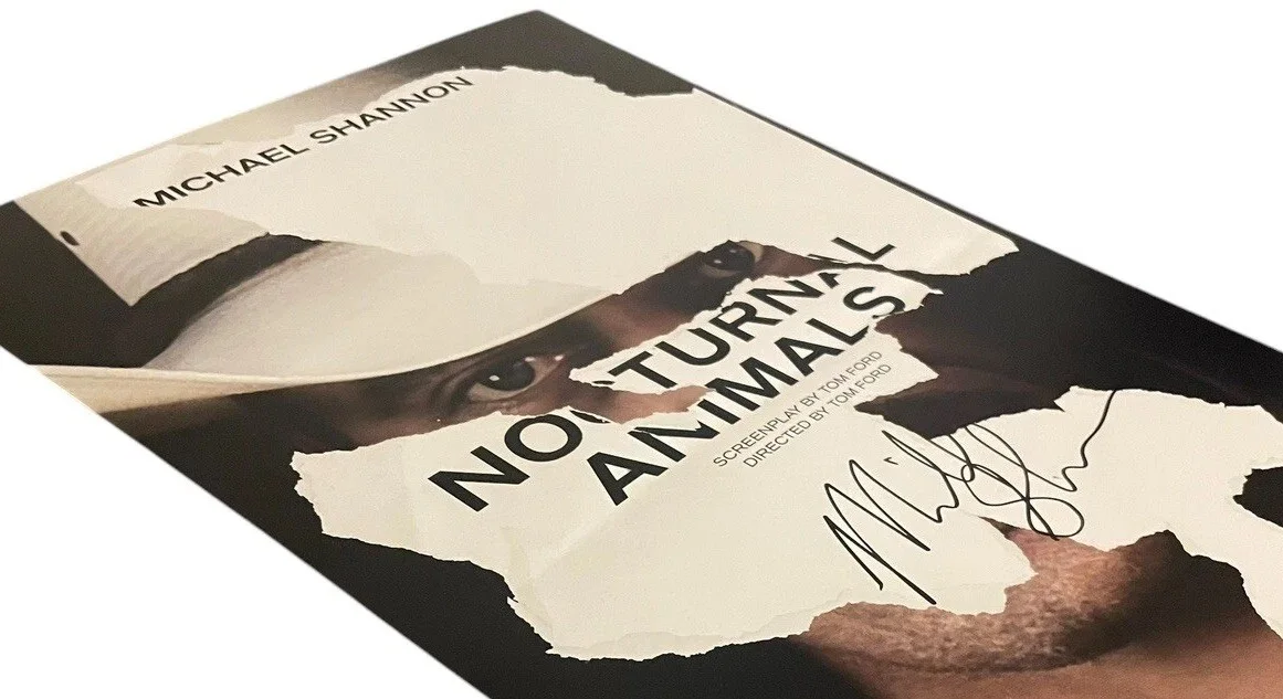 Michael Shannon — MICHAEL SHANNON SIGNED AUTOGRAPH 12x18 NOCTURNAL ANIMALS POSTER PHOTO C JSA COA, изображение 4