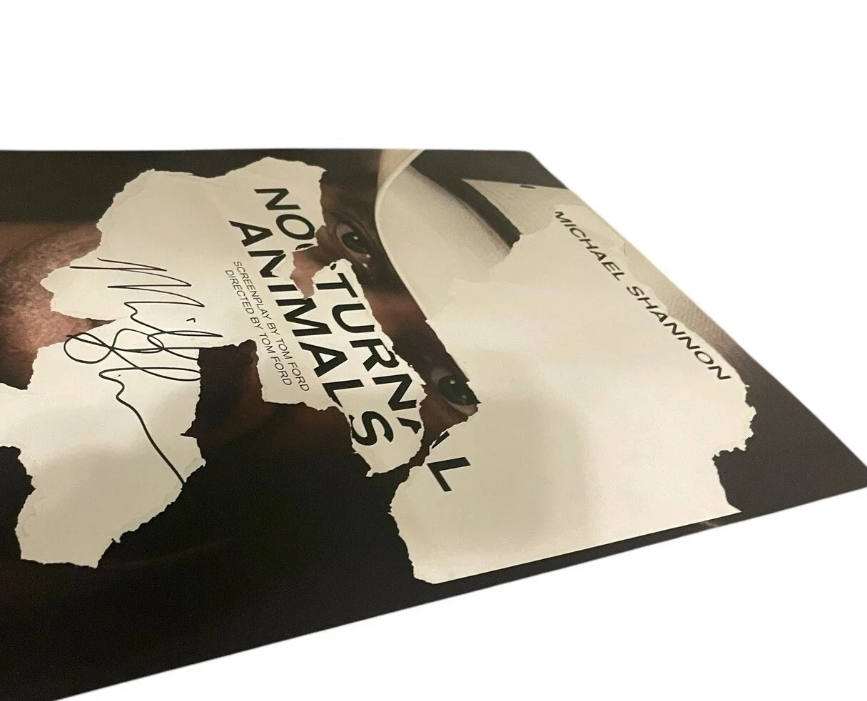Michael Shannon — MICHAEL SHANNON SIGNED AUTOGRAPH 12x18 NOCTURNAL ANIMALS POSTER PHOTO C JSA COA, изображение 5