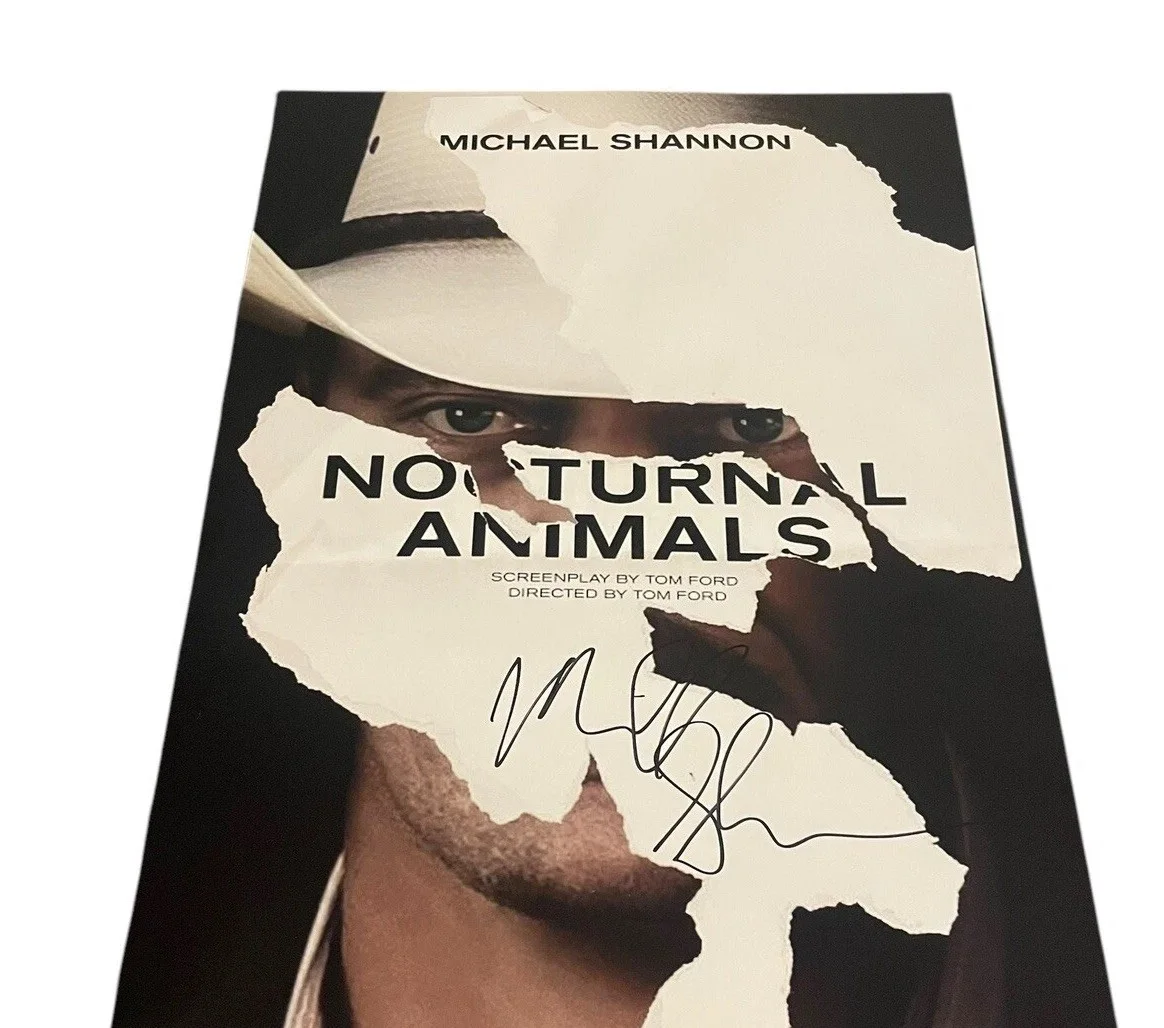 Michael Shannon — MICHAEL SHANNON SIGNED AUTOGRAPH 12x18 NOCTURNAL ANIMALS POSTER PHOTO B JSA COA, изображение 3