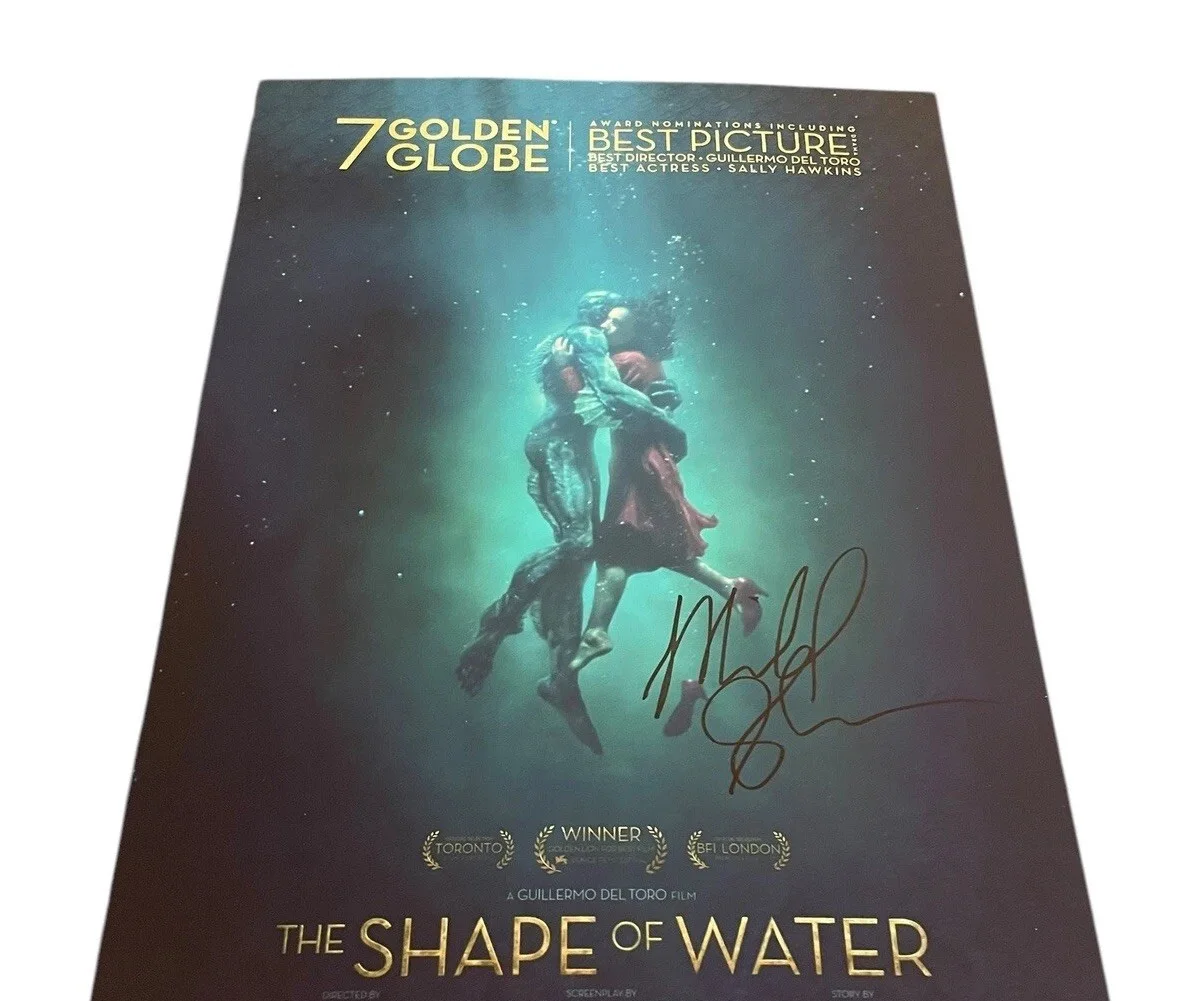 Michael Shannon — MICHAEL SHANNON SIGNED AUTOGRAPH 12x18 THE SHAPE WATER POSTER PHOTO JSA CERT COA, изображение 3