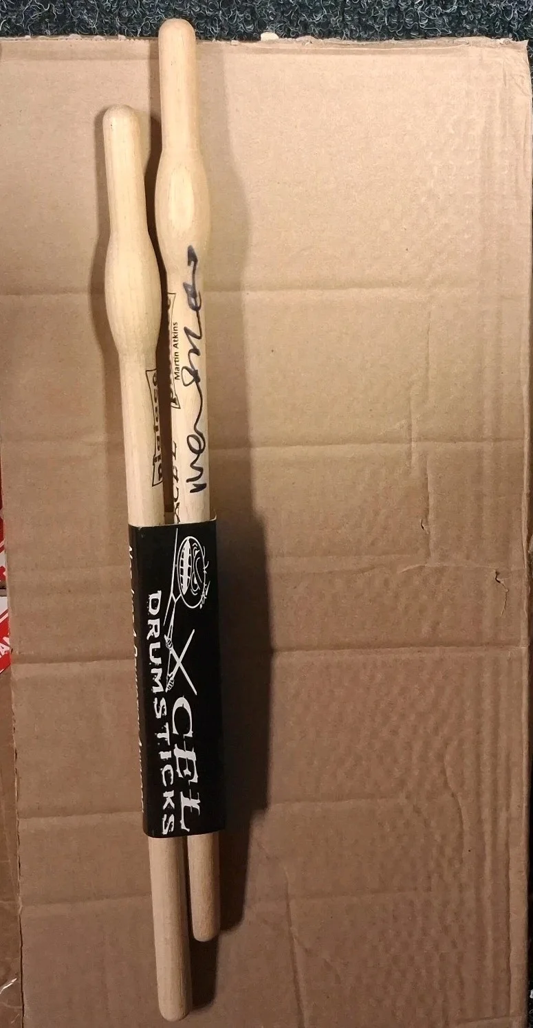Pigface Signed Martin Atkins Drum Sticks New, image 2