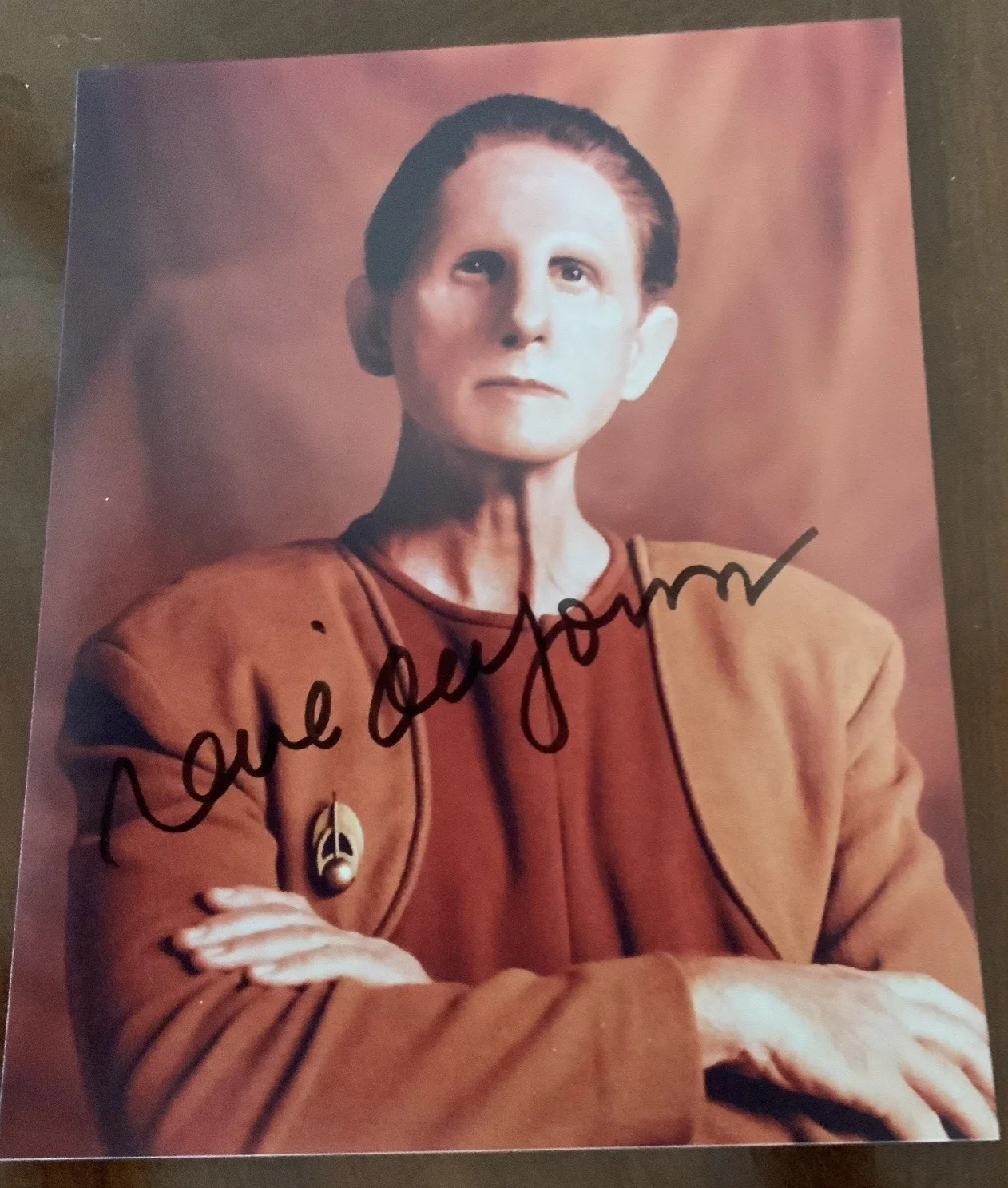 Rene Auberjonois — RENE AUBERJONOIS as Odo - Star Trek DS9 GENUINE SIGNED AUTOGRAPH Guaranteed