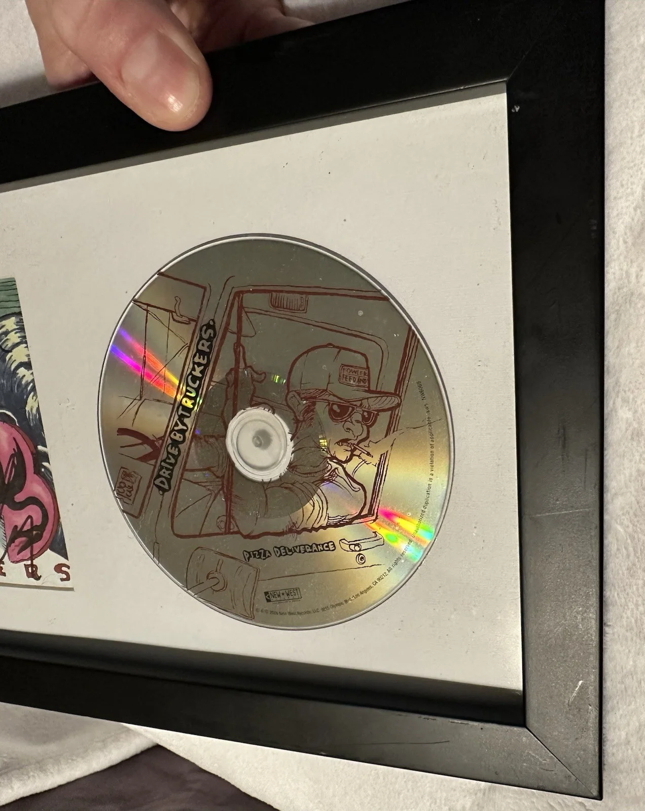 Rare Autographed Full Band Signed Drive By Truckers Display Lynyrd Skynyrd Rock, изображение 5
