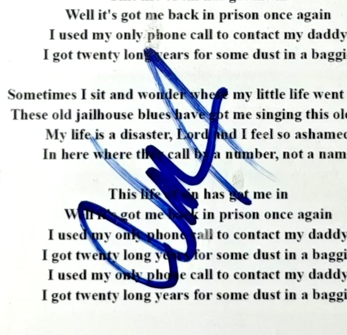 Billy Strings Signed Autographed “Dust In A Baggie” Framed Music Sheet – BAS COA, image 5
