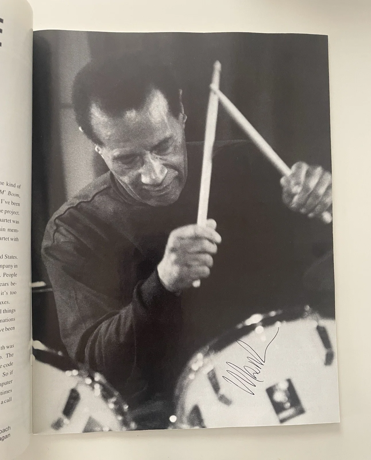 1992 Max Roach Original Autograph Signature Jazz Drummer The Jazz Report Vol 5, image 5
