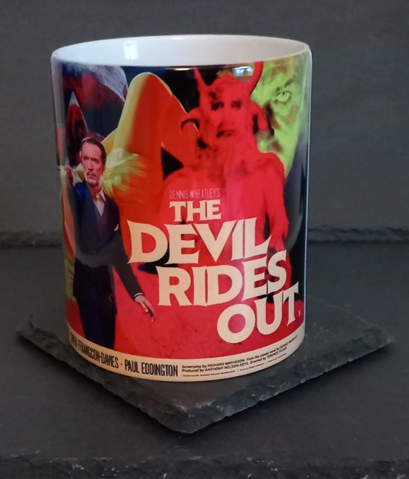The Devil Rides Out Coffee/Tea Mug - Movie - Retro Gift Mug - Christopher Lee, image 2