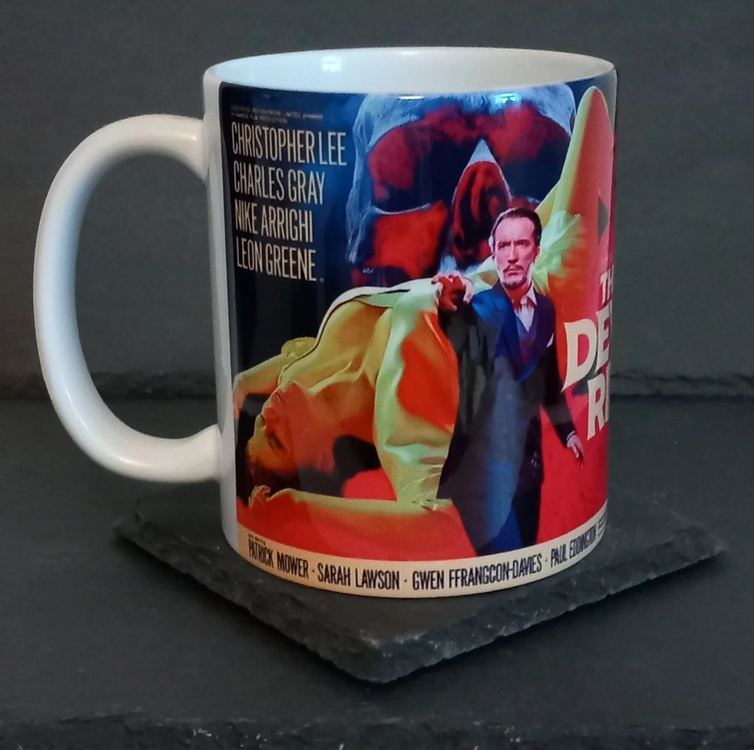 The Devil Rides Out Coffee/Tea Mug - Movie - Retro Gift Mug - Christopher Lee, image 3