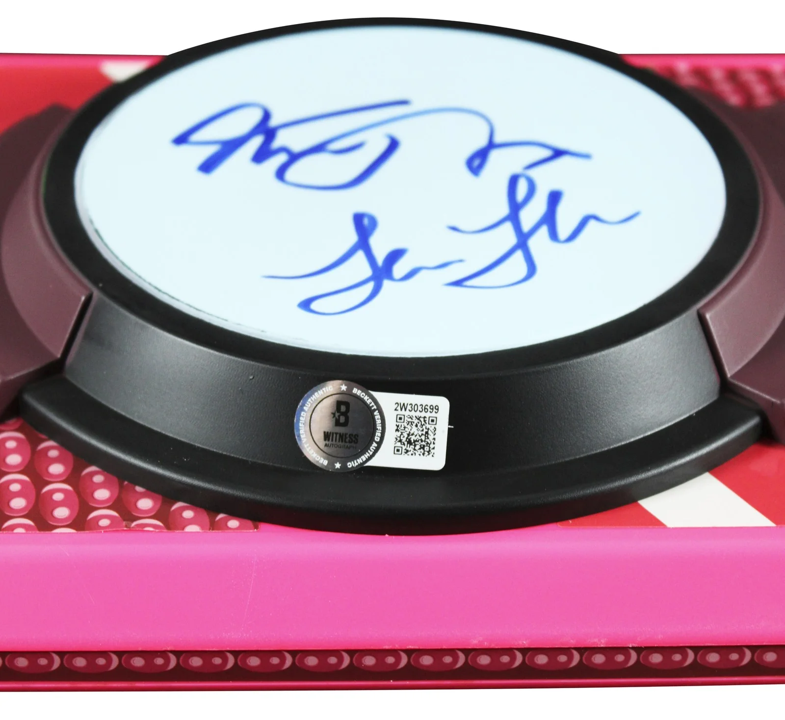Michael J. Fox, Christopher Lloyd, Lea Thompson, Tom Wilson — Back To The Future (4) Fox, Lloyd, Thompson & Wilson Signed Hoverboard BAS Wit, image 4