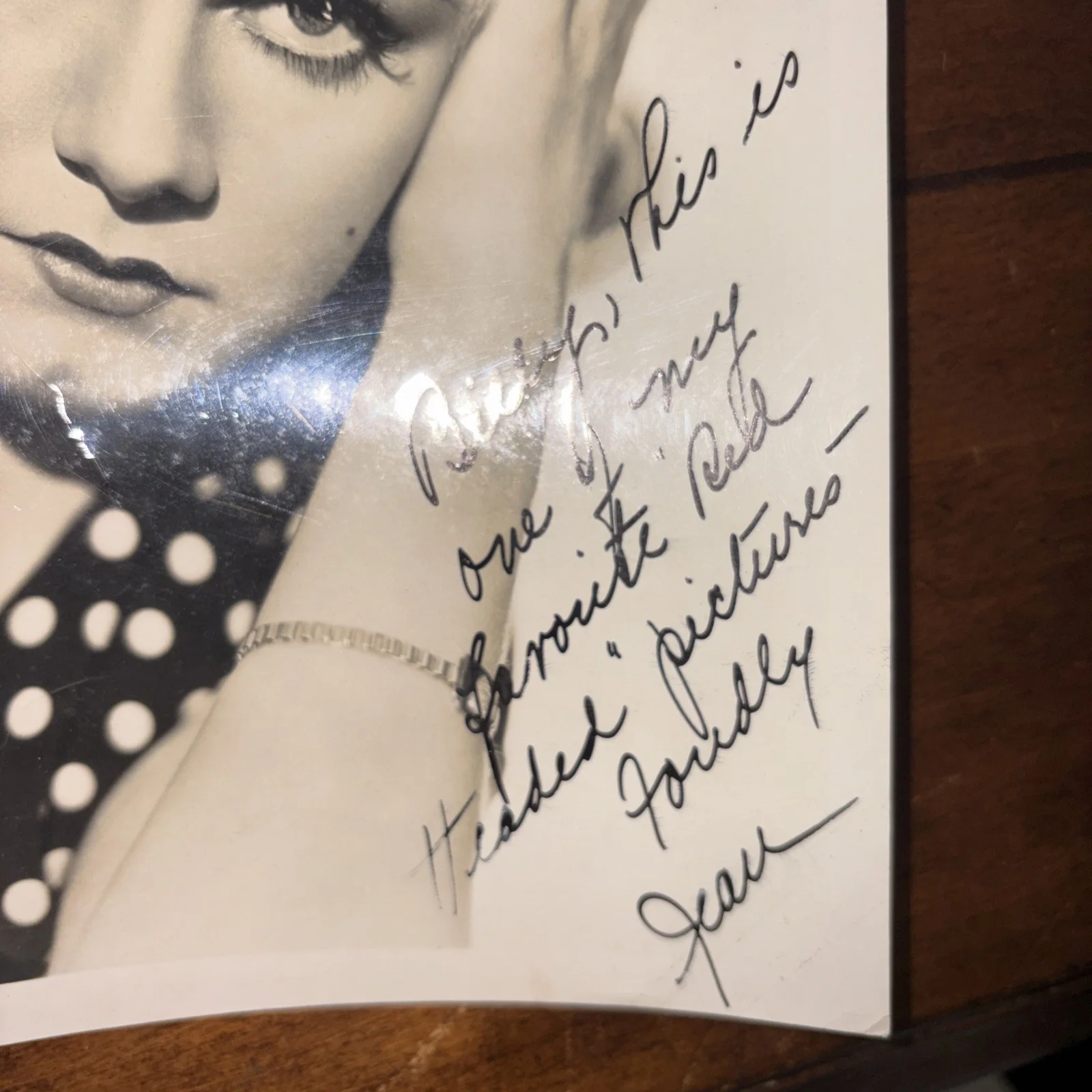 Jean Harlow — Jean Harlow 8x10 ORIGINAL 1930’s Autographed Photo, изображение 2