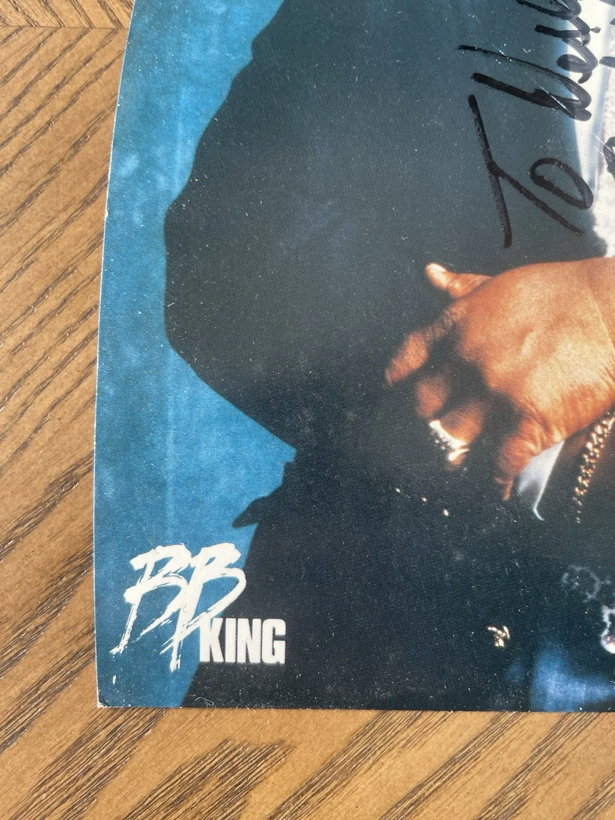 B.B. King Signed Photo 9.5x7.5 Autographed Blues Legend SAS Inc Promo, image 4