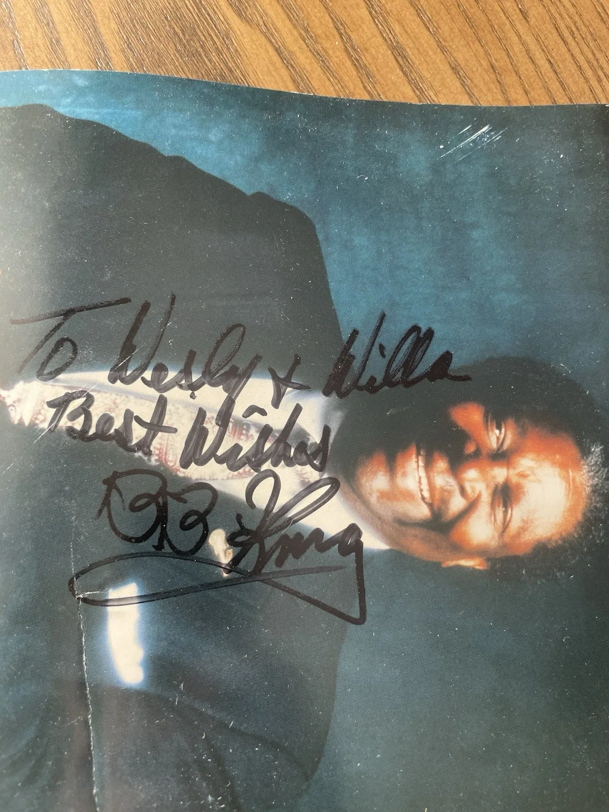 B.B. King Signed Photo 9.5x7.5 Autographed Blues Legend SAS Inc Promo, image 5