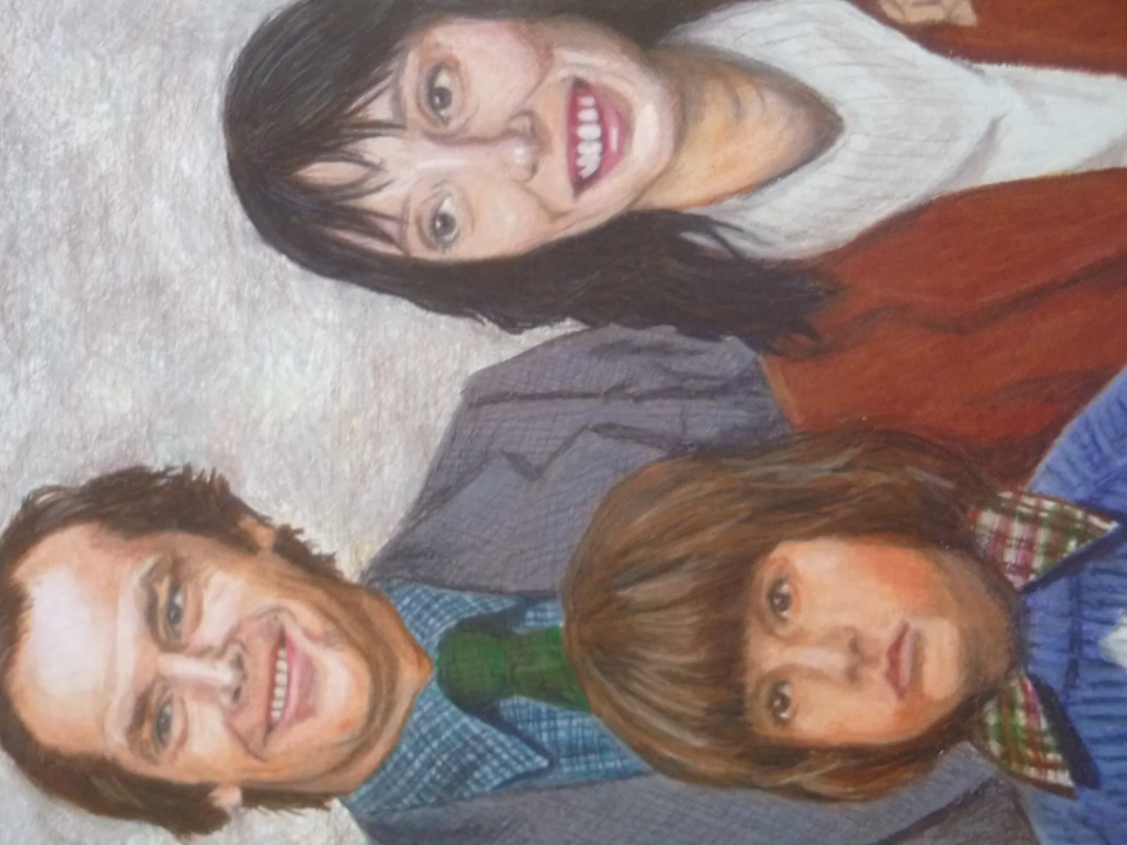 Framed mounted 14x11 inchs Poster Film The Shining family, изображение 2