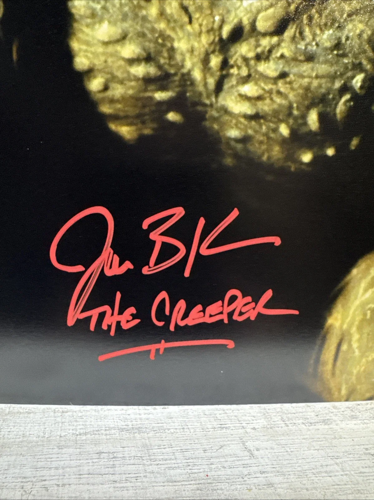 Jeepers Creepers Jonathon Breck signed The Creeper 8x10 photo JSA Autograph, изображение 2
