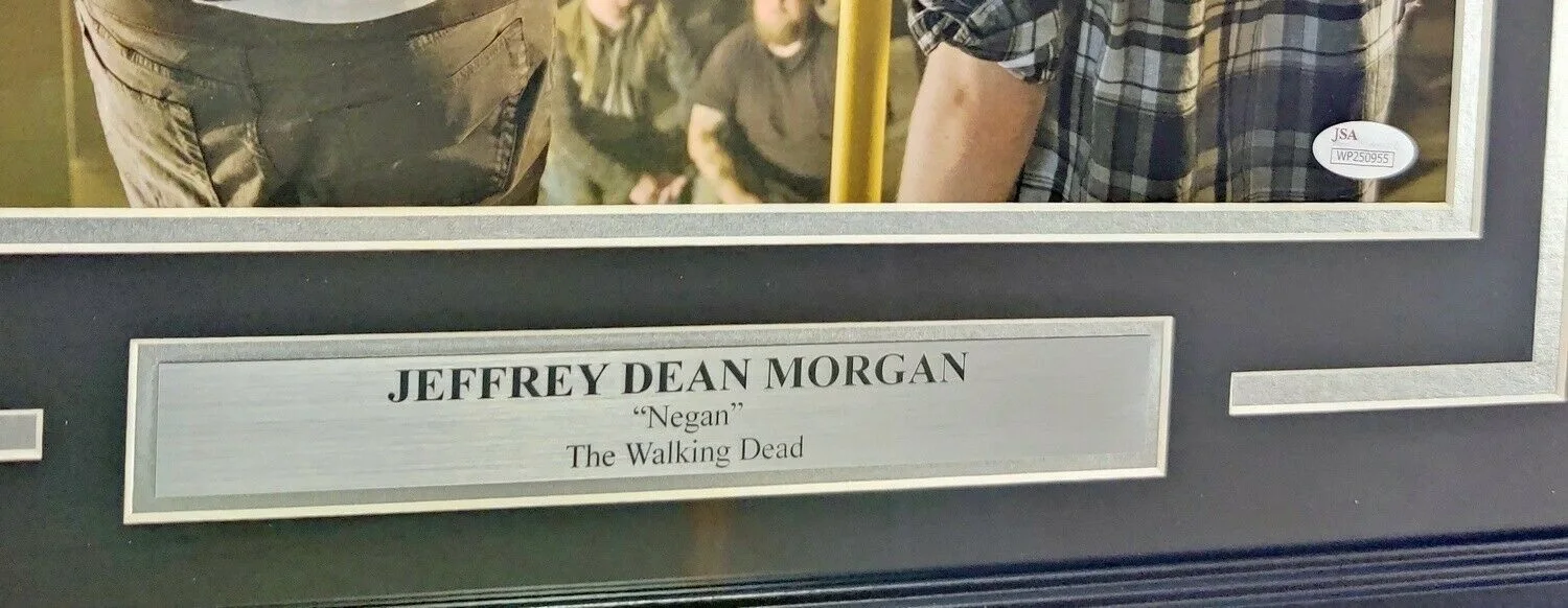 Jeffery Dean Morgan — Jeffery Dean Morgan Signed Autographed 11x14 Photo Framed Walking Dead WP250955, image 3