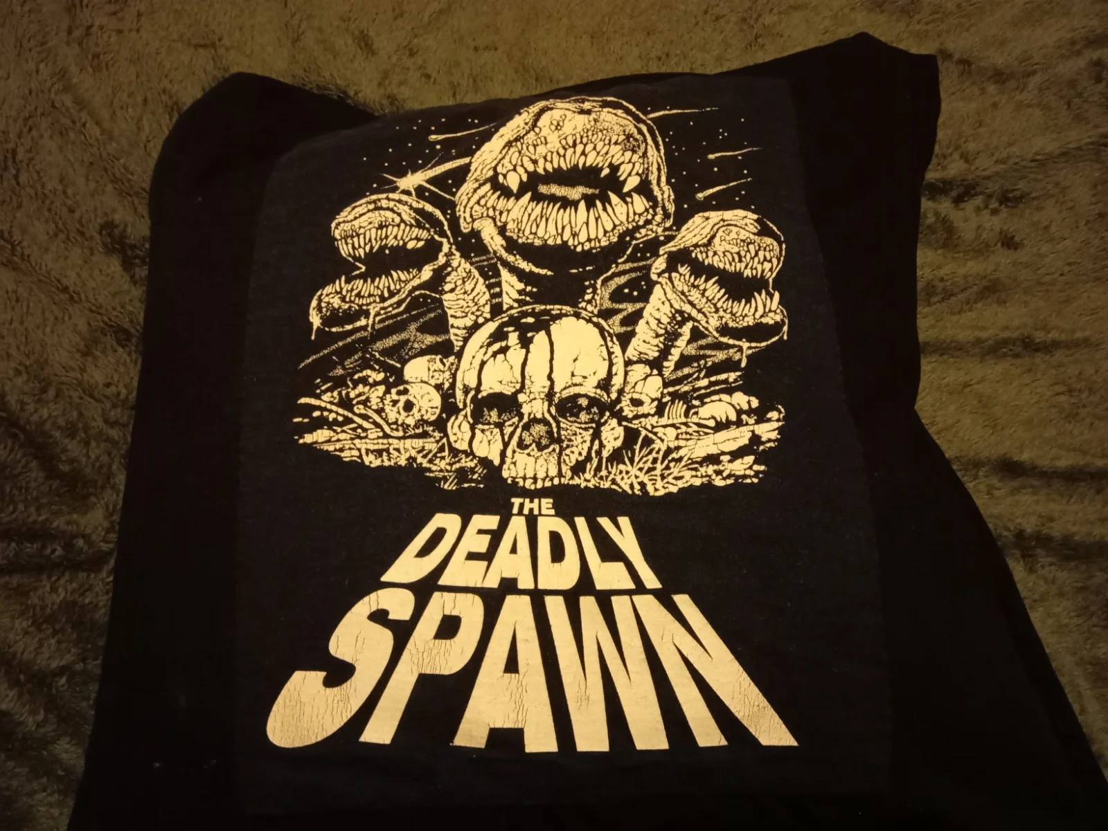 Horror Pillow Self Made Evil Dead / The Deadly Spawn Horror Movie, image 2