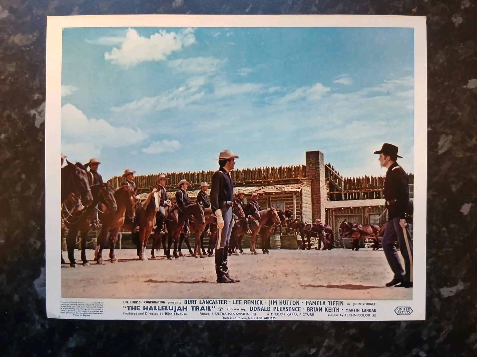 THE HALLELUJAH TRAIL. SET OF 8 LOBBY CARDS. BURT LANCASTER, изображение 3
