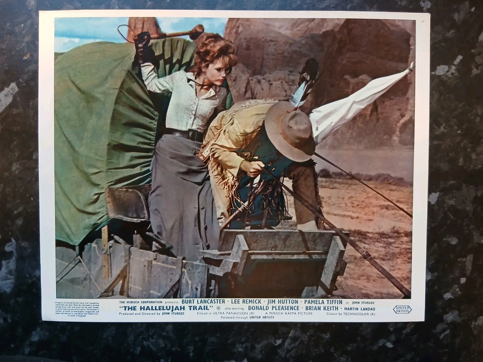 THE HALLELUJAH TRAIL. SET OF 8 LOBBY CARDS. BURT LANCASTER, изображение 4