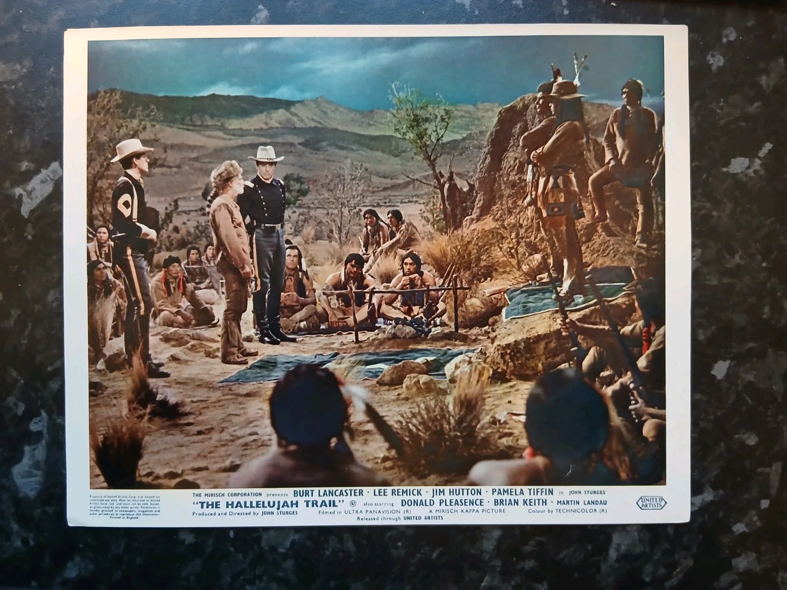 THE HALLELUJAH TRAIL. SET OF 8 LOBBY CARDS. BURT LANCASTER, изображение 5