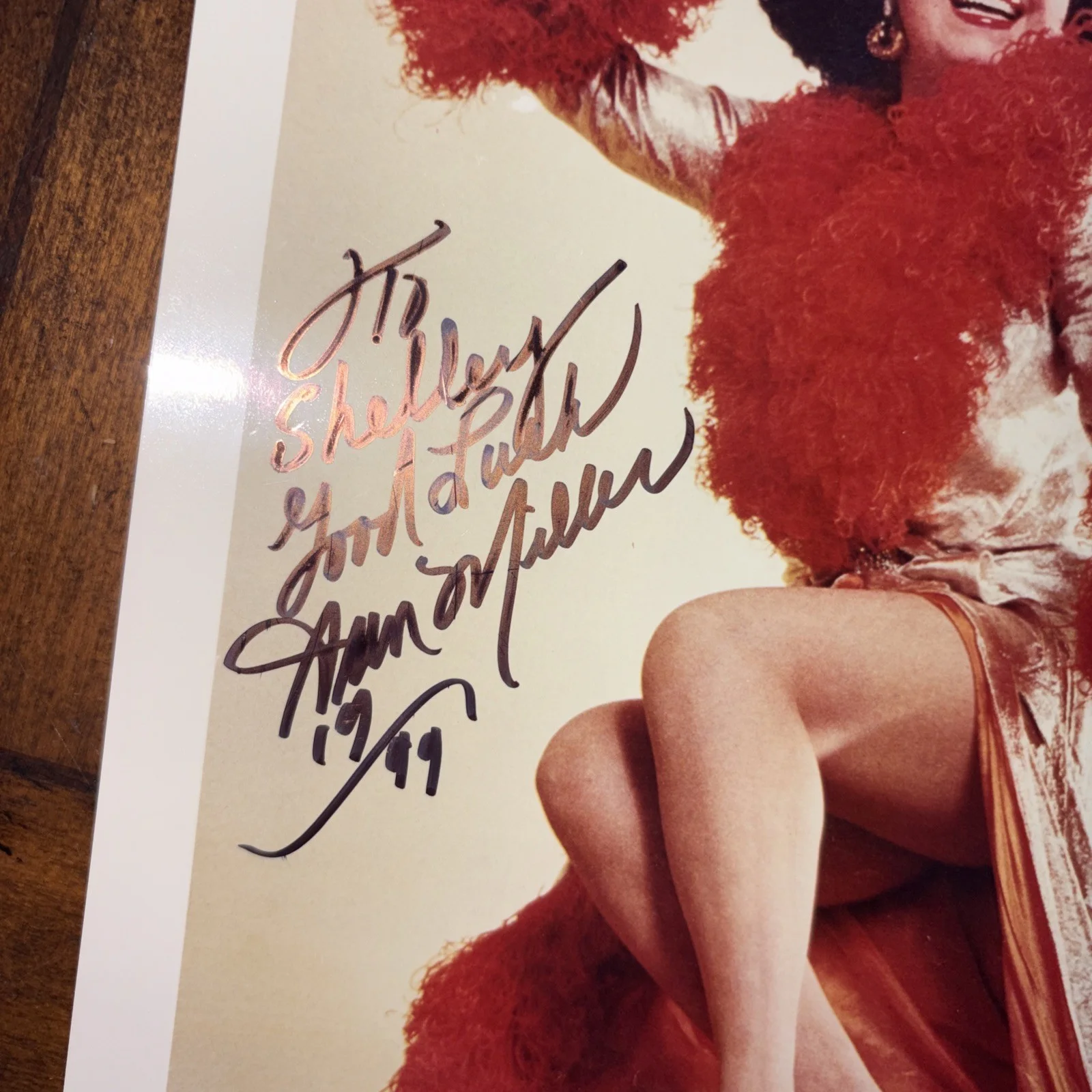 Ann Miller — Ann Miller signed 8x10 Photo, Actress and Dancer With COA, изображение 2