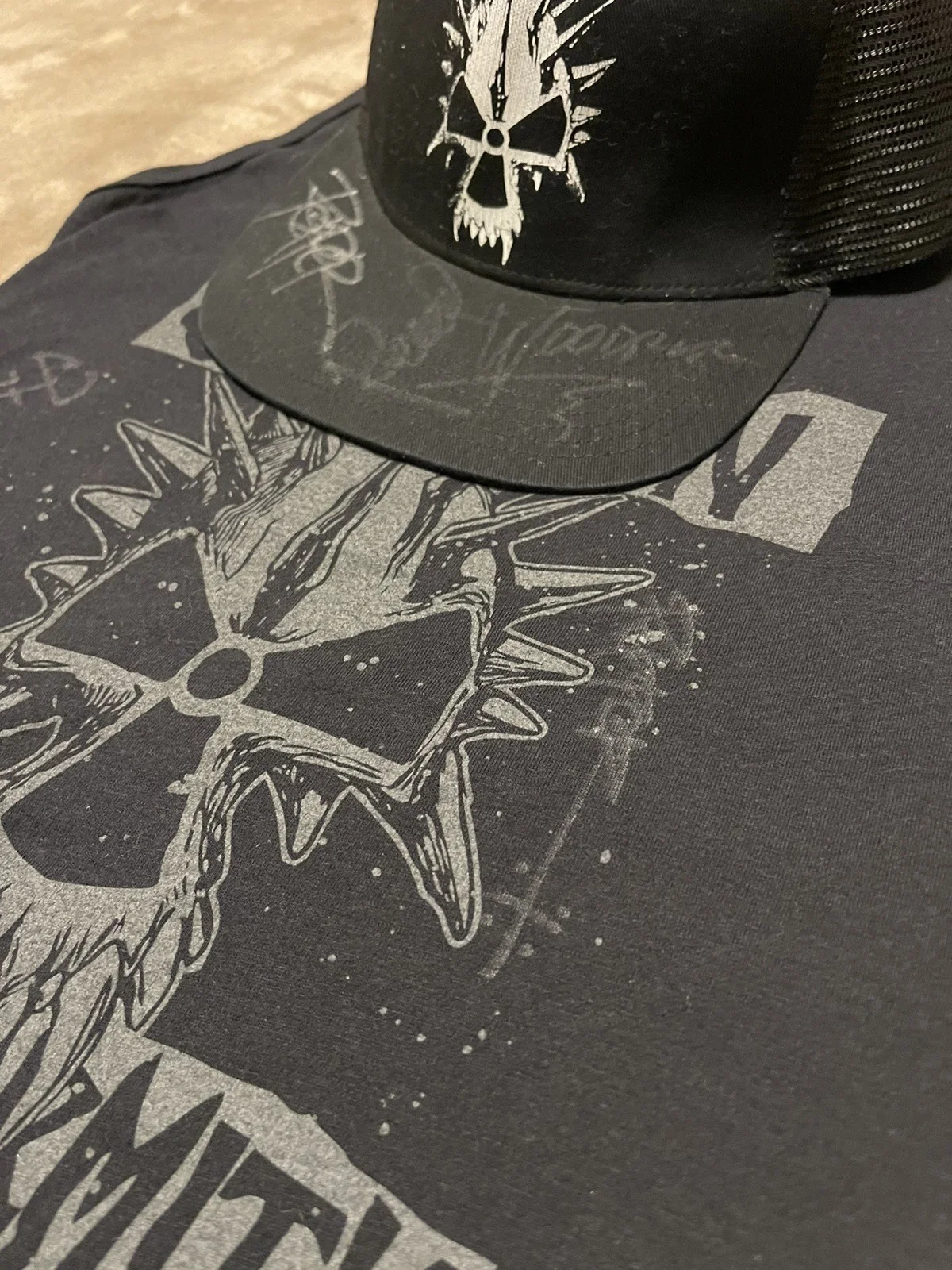 Corrosion of Conformity Signed Hat Signed Tank Top Shirt And Sticker, image 3