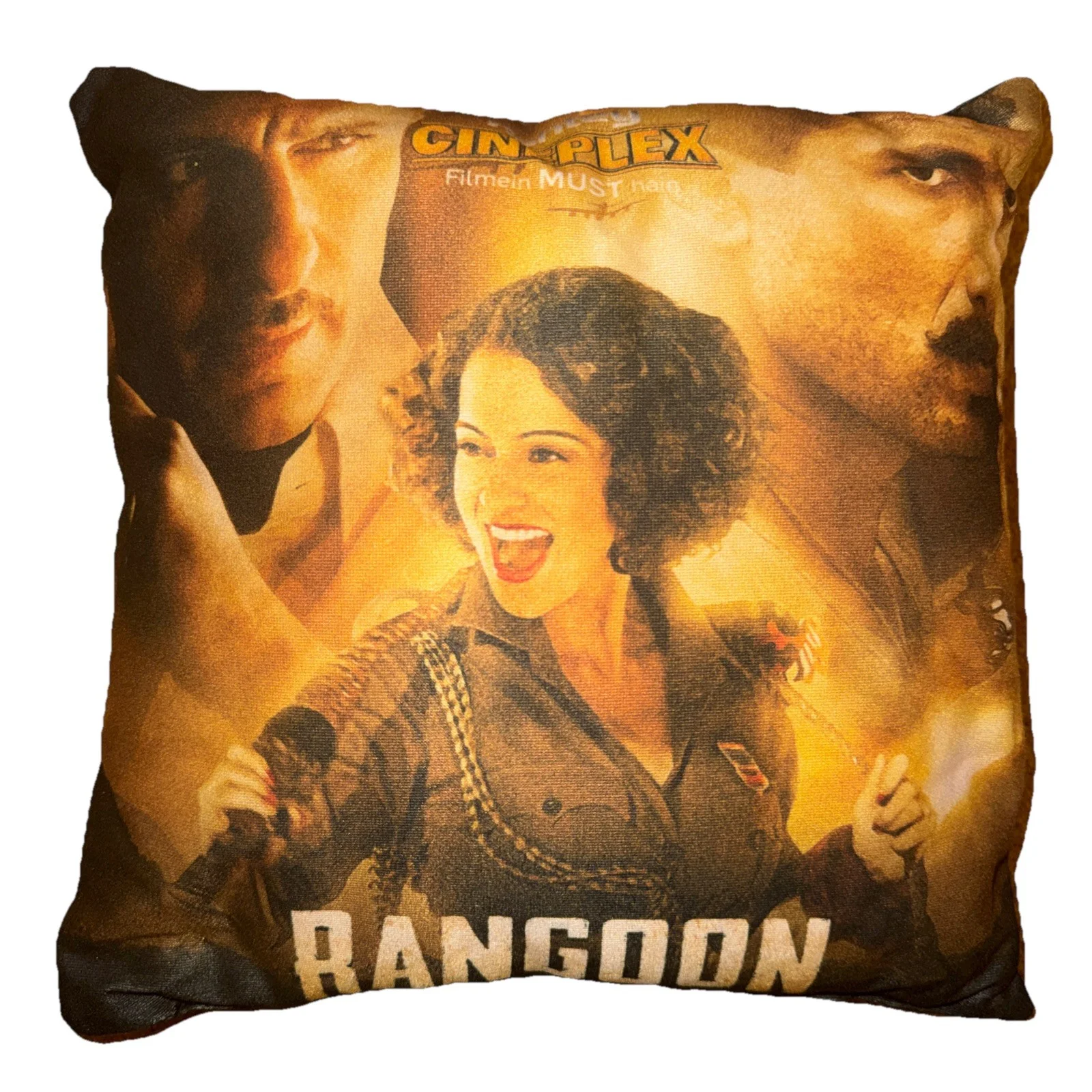Small Throw Pillow featuring 2017 Hindi Bollywood Film Movie Rangoon, изображение 2