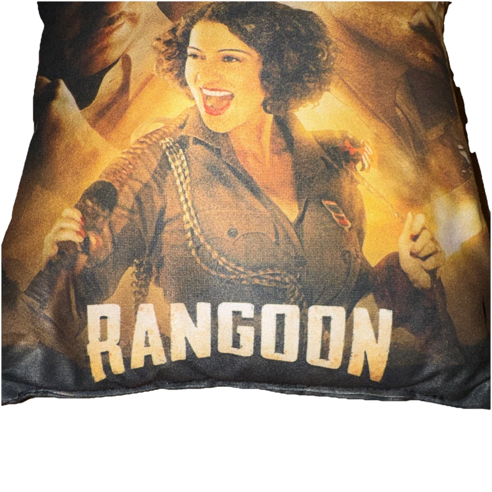 Small Throw Pillow featuring 2017 Hindi Bollywood Film Movie Rangoon, изображение 3