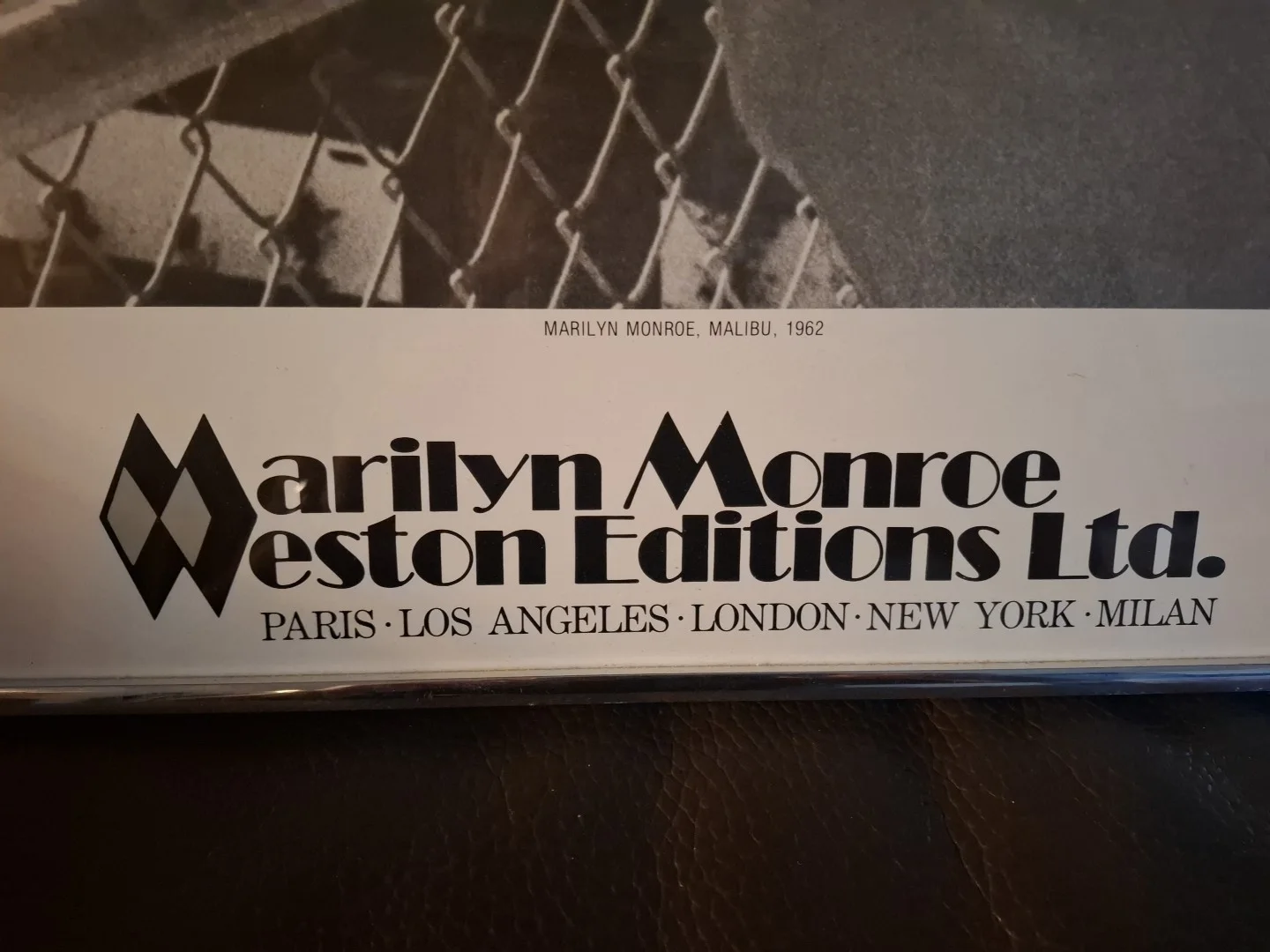 Vintage 1985 Professionally Framed Marilyn Monroe George Barris Poster 77x61cm, image 3