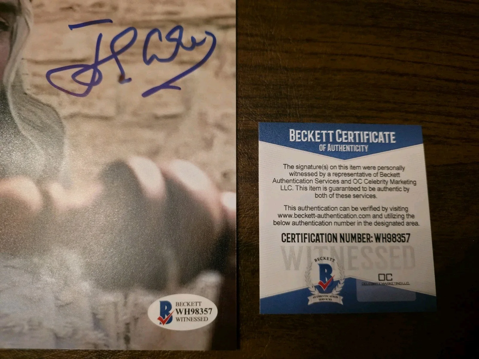 John Cleese — John Cleese Autographed Photo Monty Python's Life of Brian High Priest Beckett, image 3