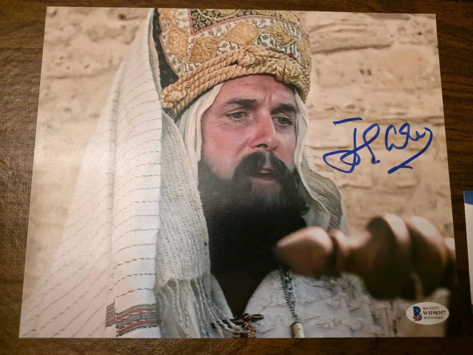 John Cleese — John Cleese Autographed Photo Monty Python's Life of Brian High Priest Beckett, image 4