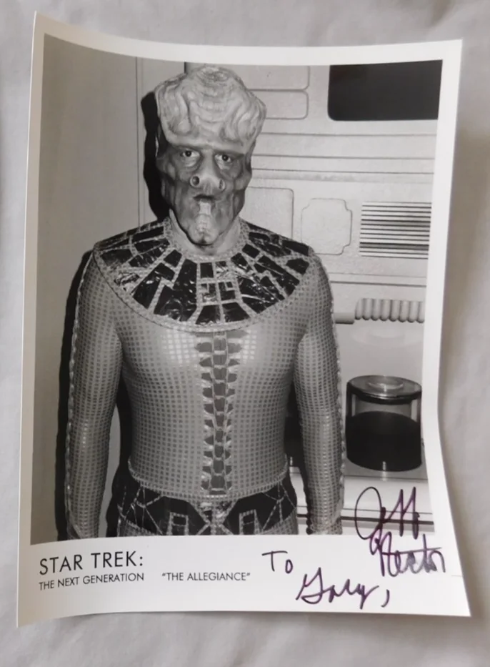 Jonathan Del Arco — Star Trek - The Allegiance - Jeff Rector Signed Auto 8x10 Photo