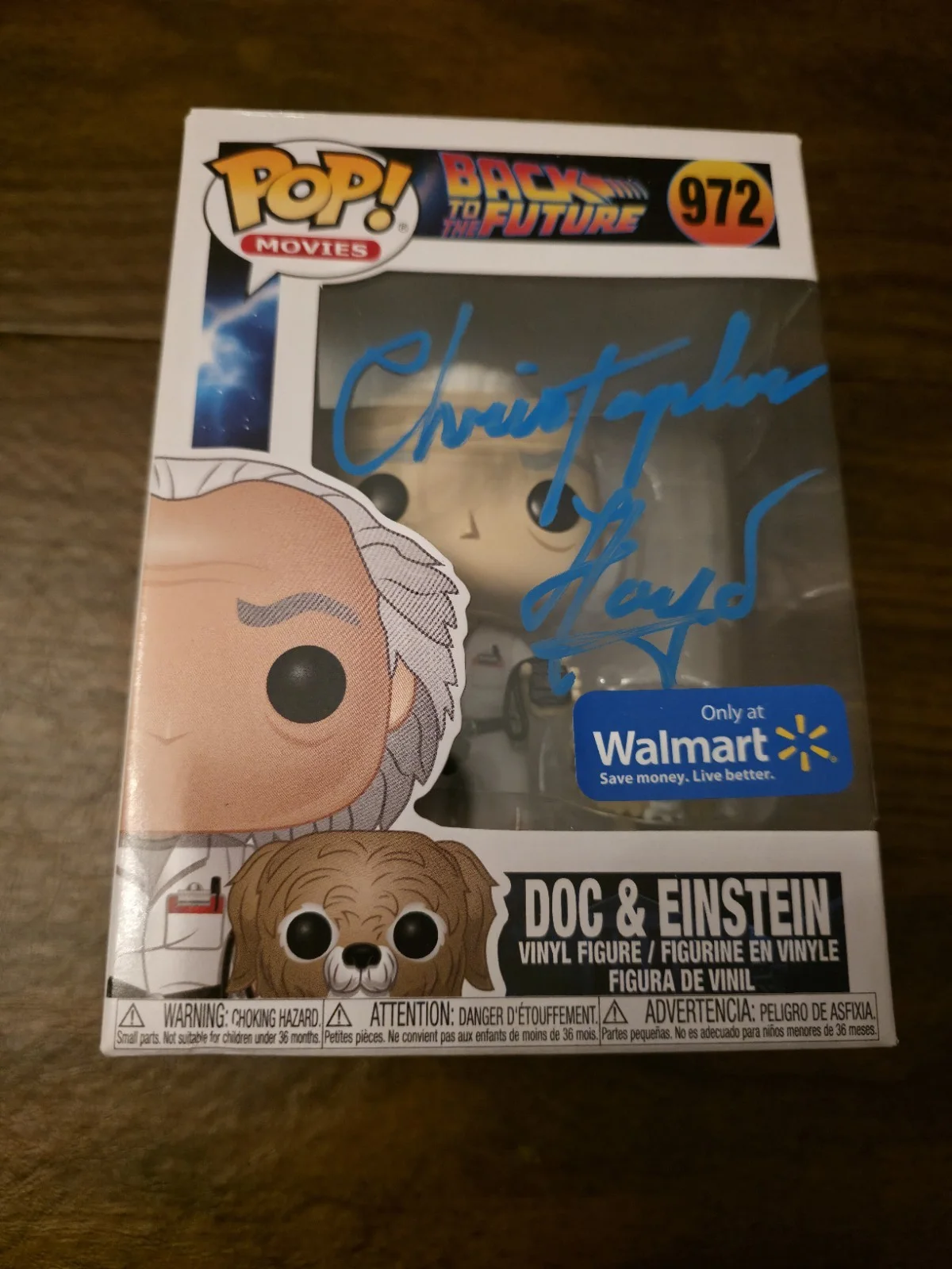 CHRISTOPHER LLOYD — Funko Pop Back to the Future Doc 972 Christopher Lloyd Autographed Signed, image 2
